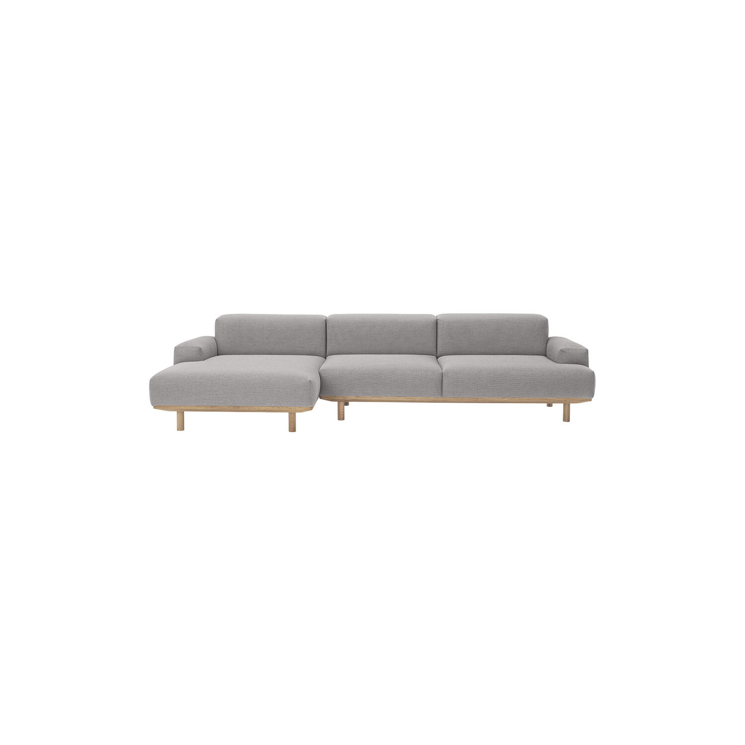 Reason 2-pers. sofa med chaiselong, Re-Wool 108