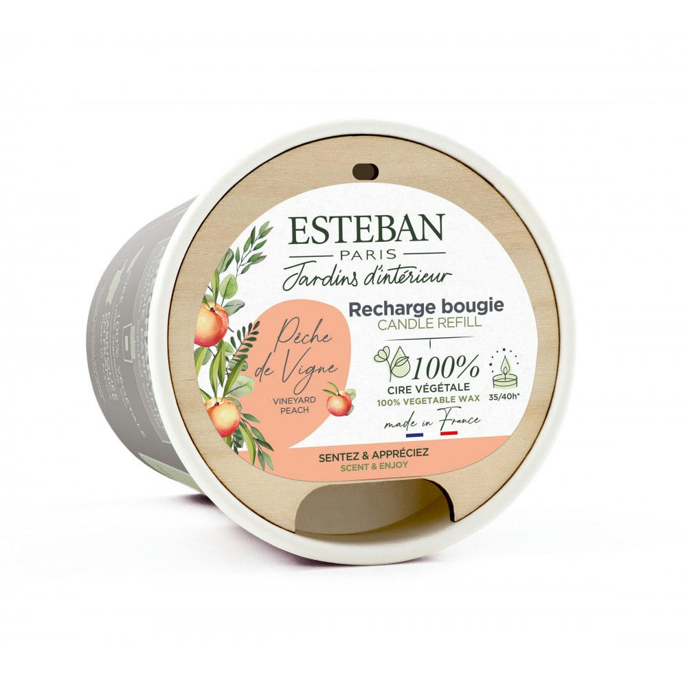 PÊCHE DE VIGNE - Recharge pour bougie parfumée 180g