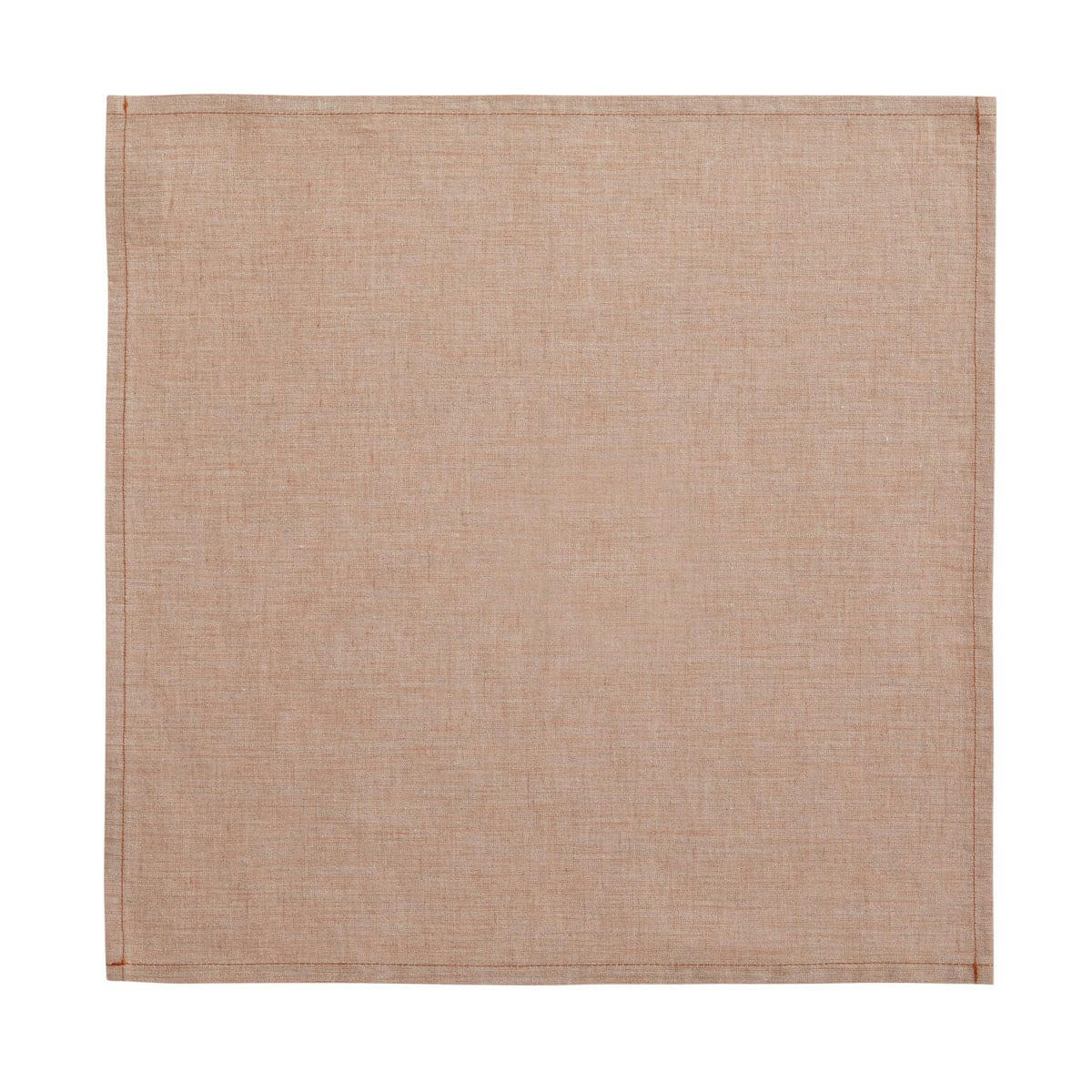 CHAMBRAY - Serviette en lin rouge 45x45