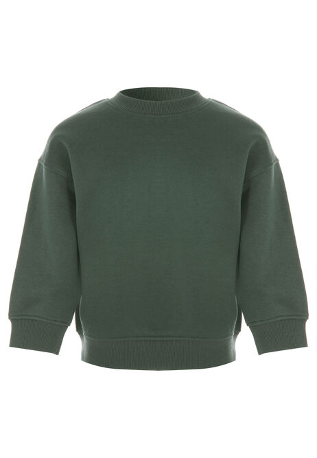Younger Boys Dark Green Cotton Rich Sweatshirt