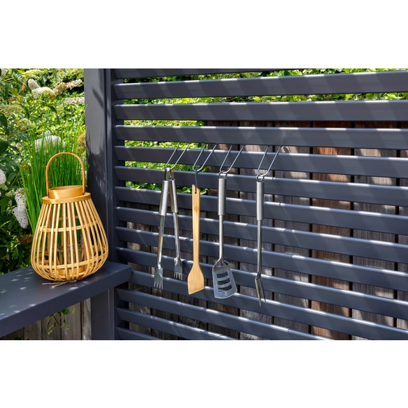 Pergola-Lamellenwand »Basic 88«, BxTxH: 232 x 230 x 5,5 cm, anthrazit