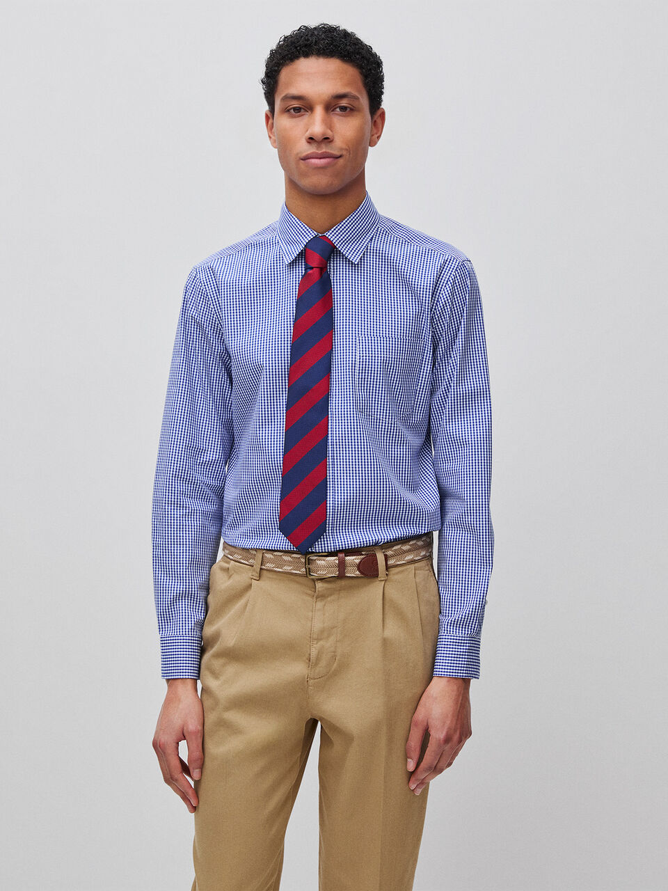 Slim fit shirt with pocket