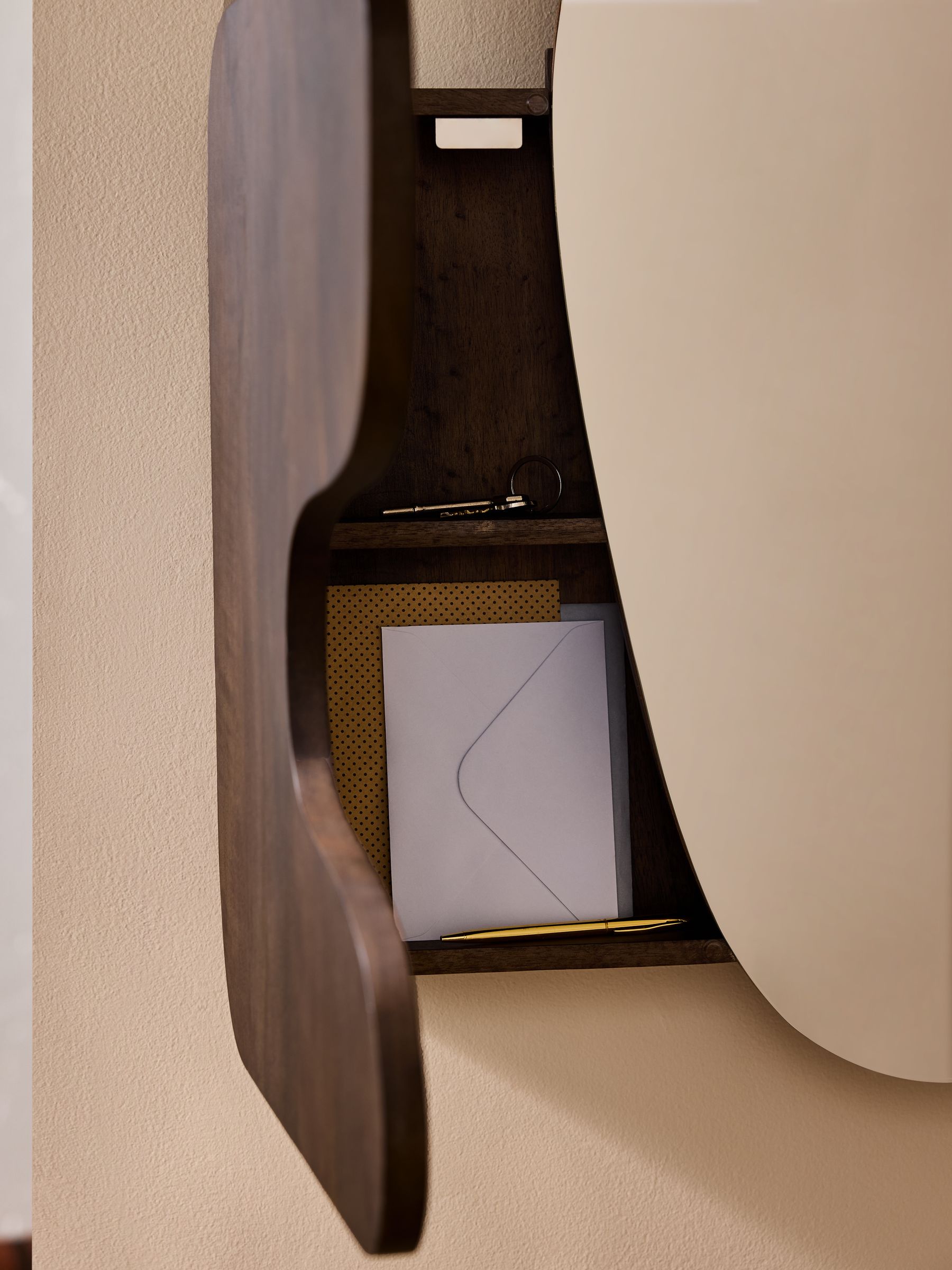Maggie Mirror Cabinet in Wood