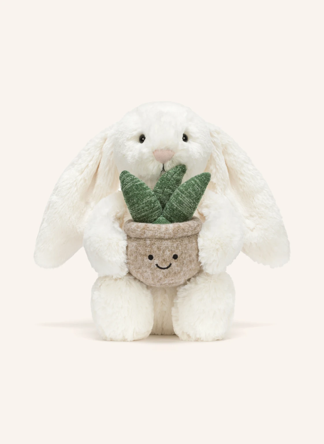 Jellycat Plüsch-Spielzeug CREAM BUNNY WITH PLANT
