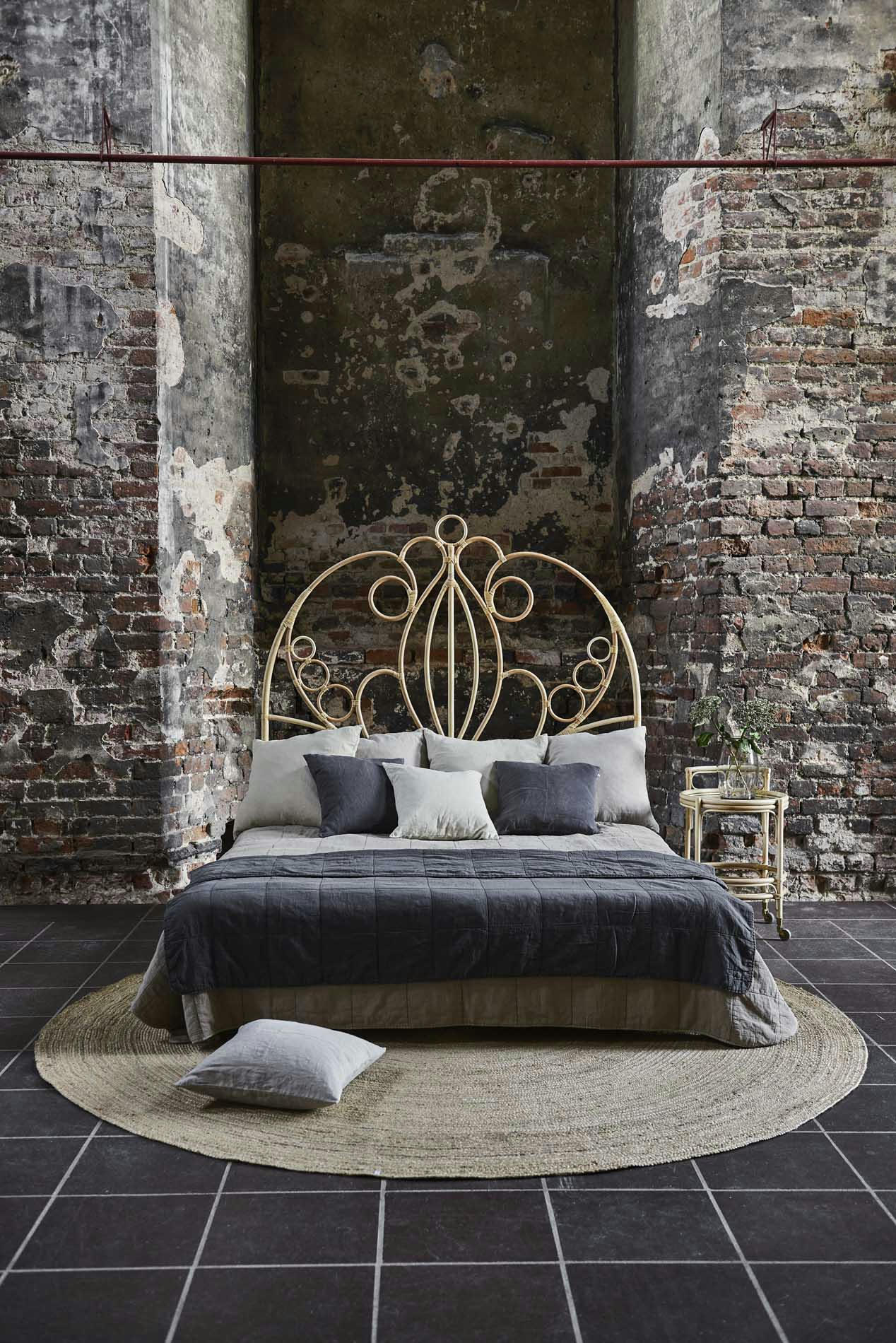 NATALIA - Tête de lit en rotin L.180cm naturel