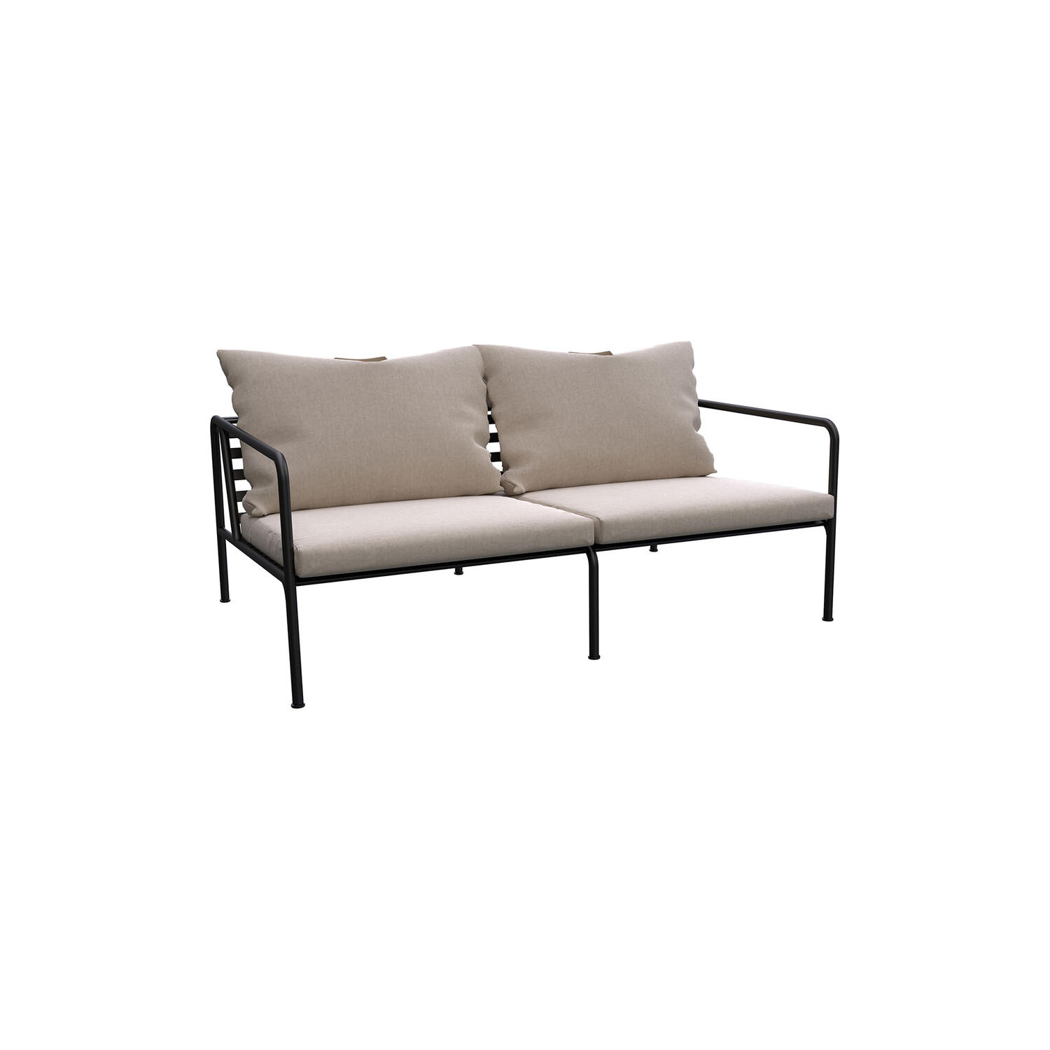 AVON loungesofa, ash/black