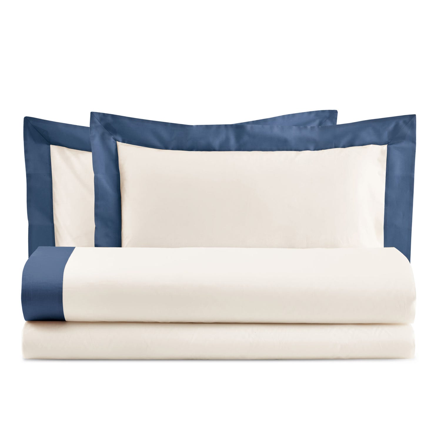 Completo letto matrimoniale Sharon blu Biancoperla