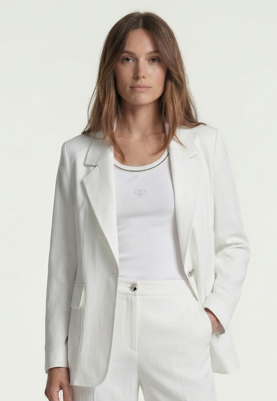 Blazer aus Tencel Twill