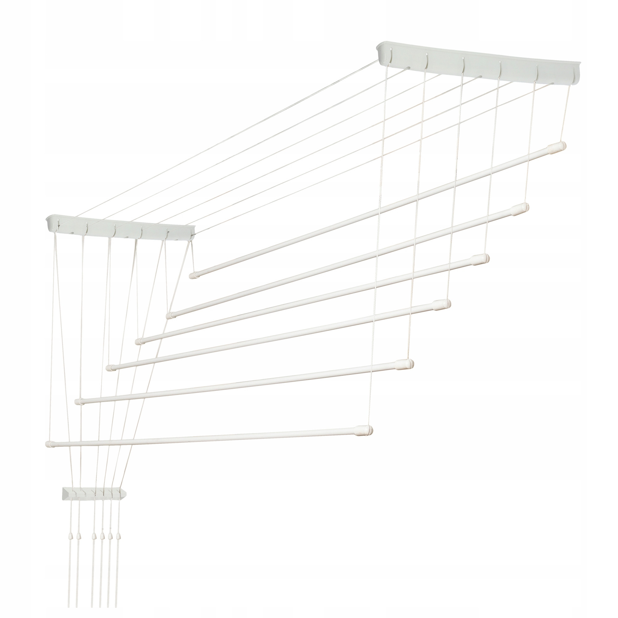 KADAX Suszarka Sufitowa 6 prętów, 170 cm, biała