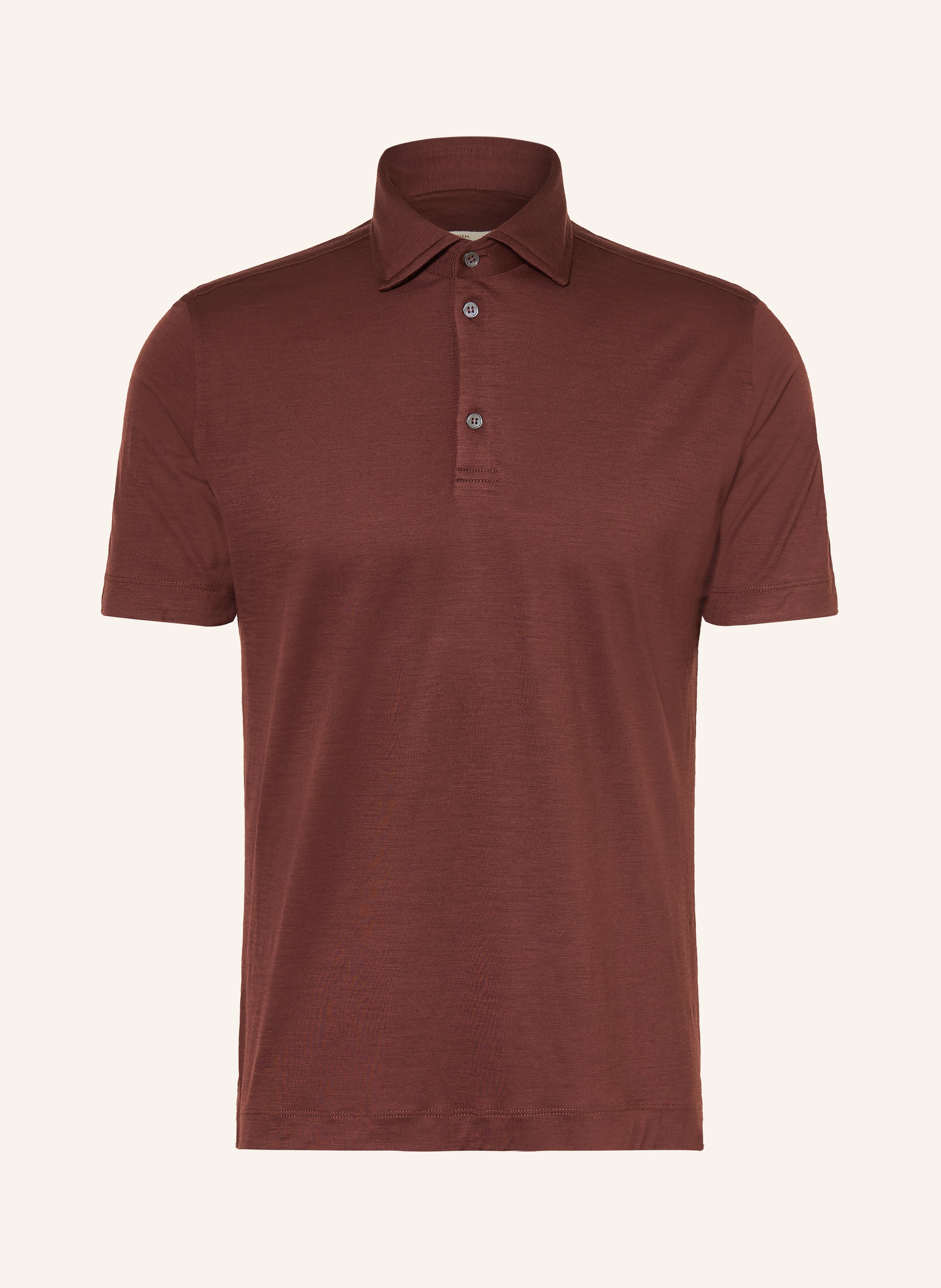 MAURIZIO  BALDASSARI Jersey-Poloshirt aus Merinowolle