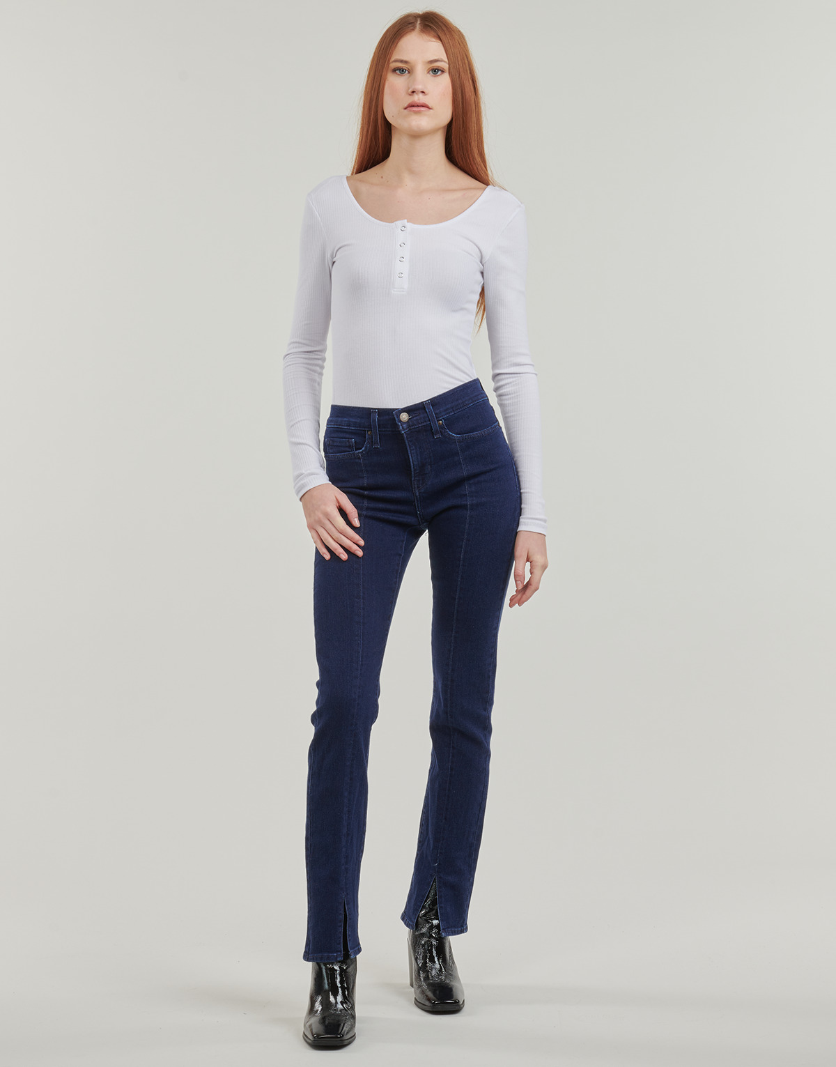 Levi's - 314 SHAPING SEAMED STRAIGHT - Blue