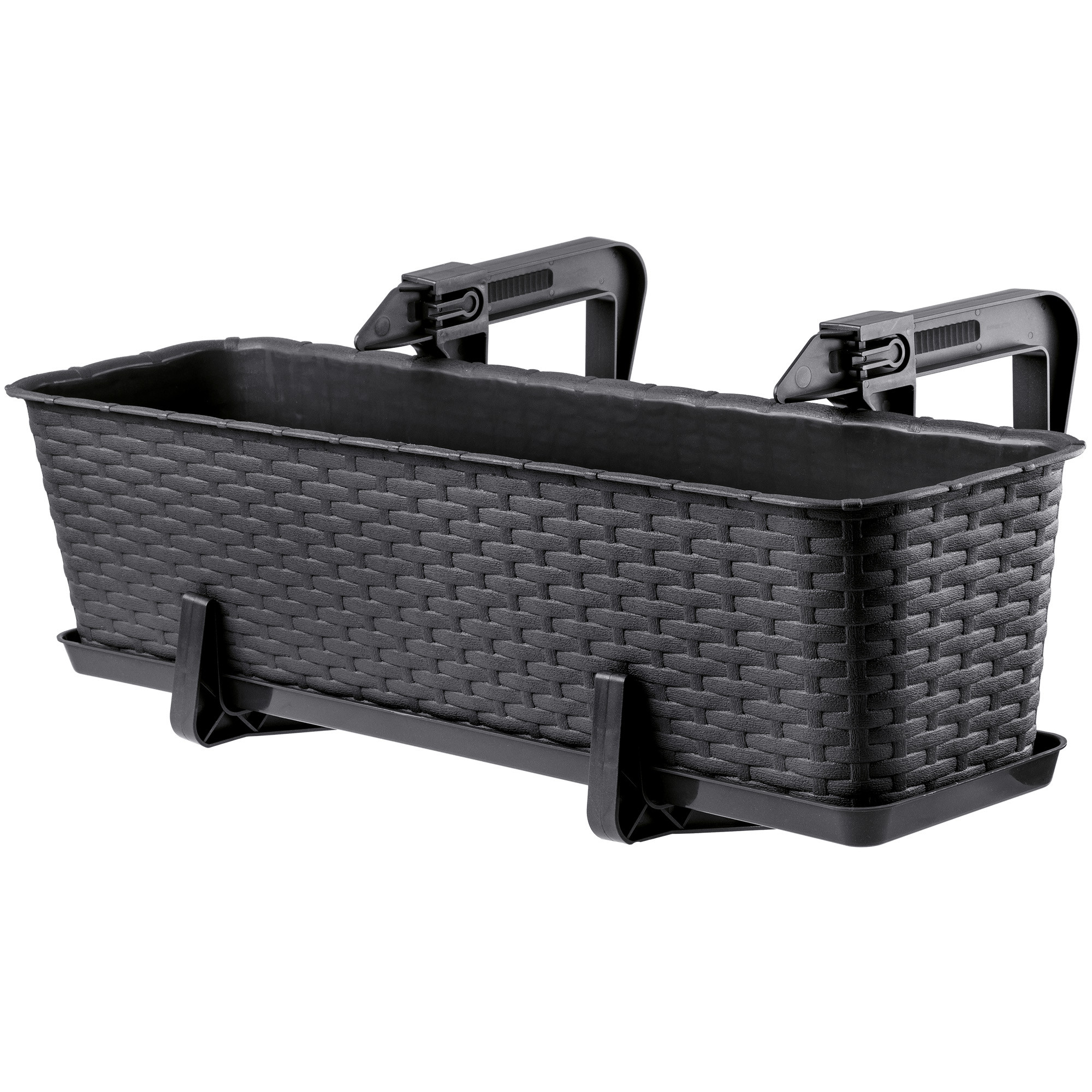 Skrzynka Balkonowa Doniczka Uchwyty Podstawka 60cm