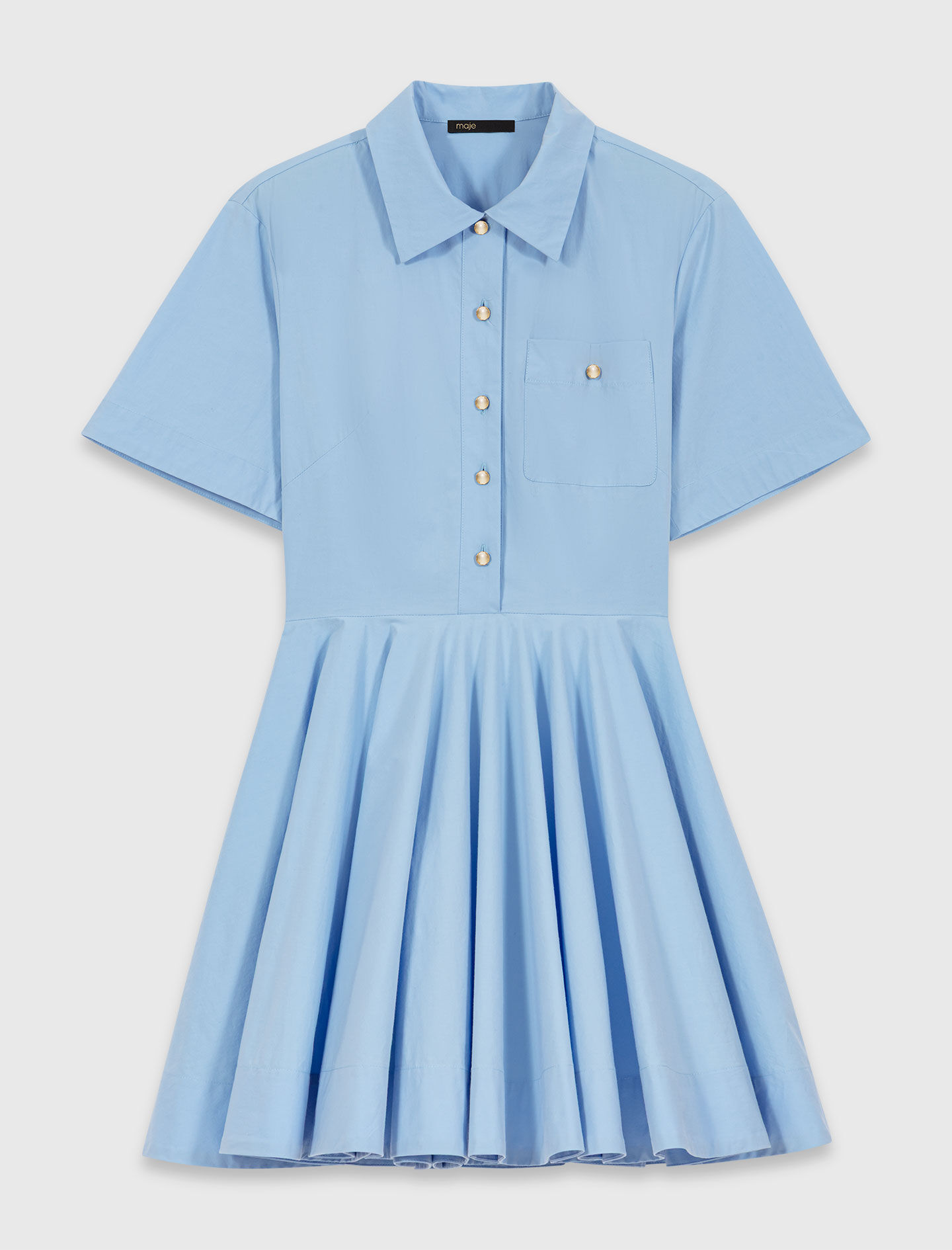 Robe chemise évasée