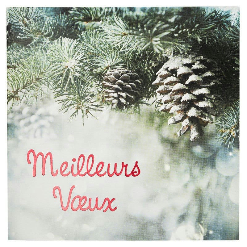 - Lot de 6 cartes de vœux avec enveloppe très belle année or