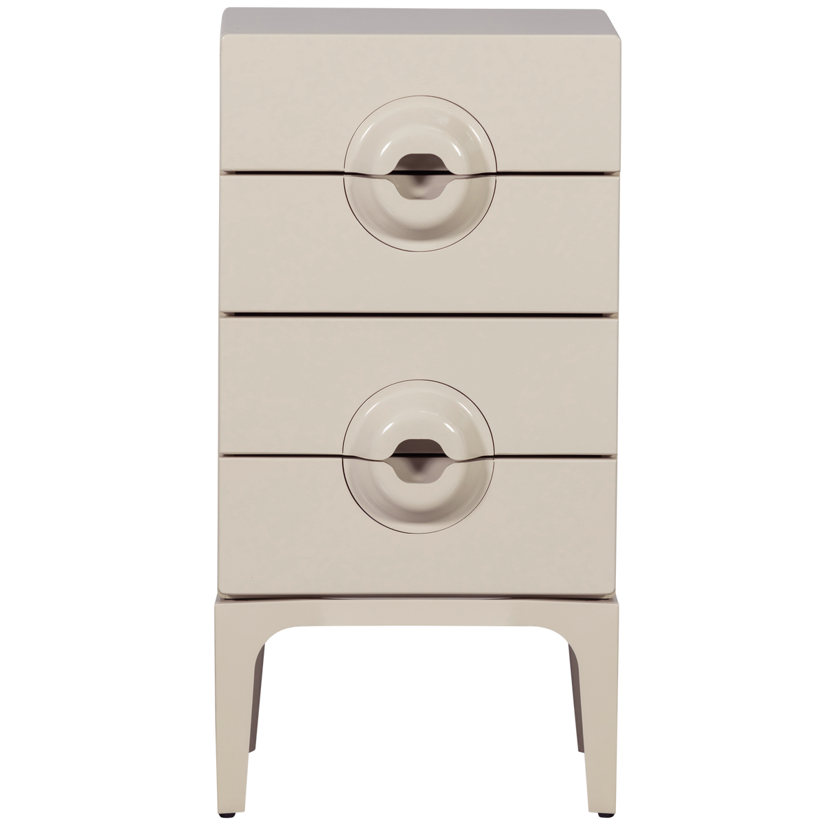 WOOOD ladekast 4 lades Merge - Hout - Greige - 89x44x45 cm