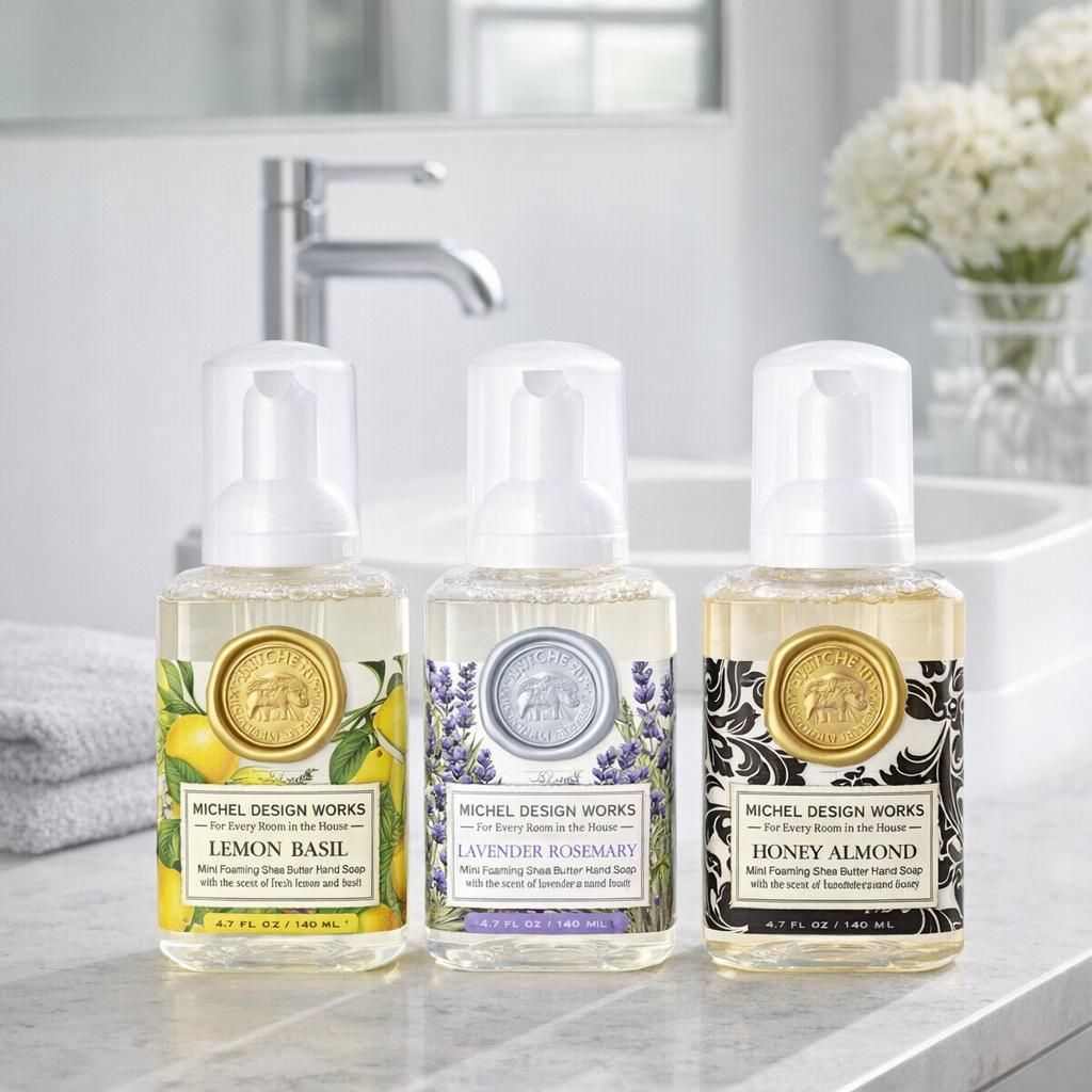 Michel Design Works Mini Travel Size Foaming Hand Wash Set 3 x 140ml