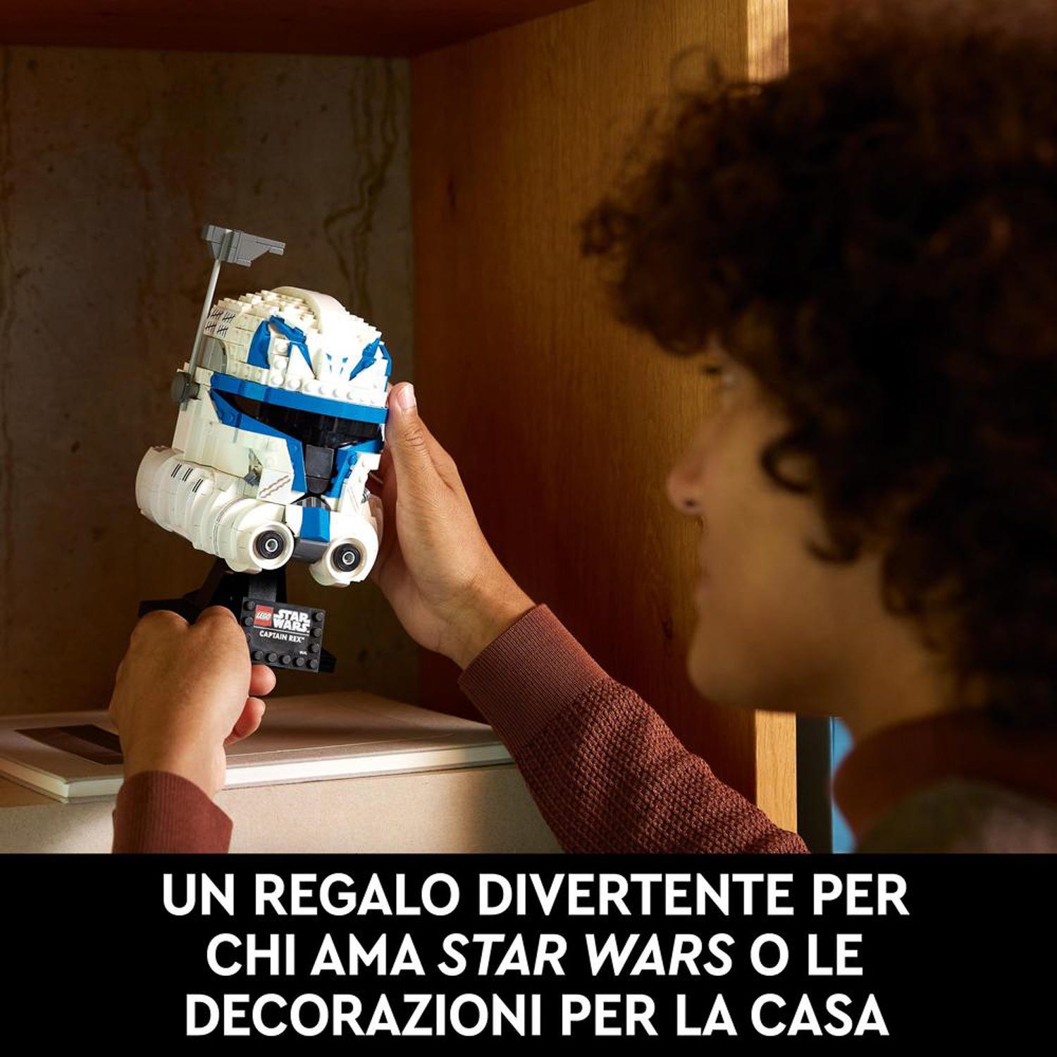 Casco di Captain Rex da costruire Lego