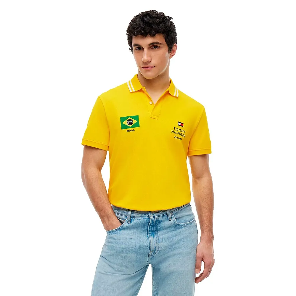 Tommy Hilfiger Standard Country Brazil Regular Fit short sleeve polo