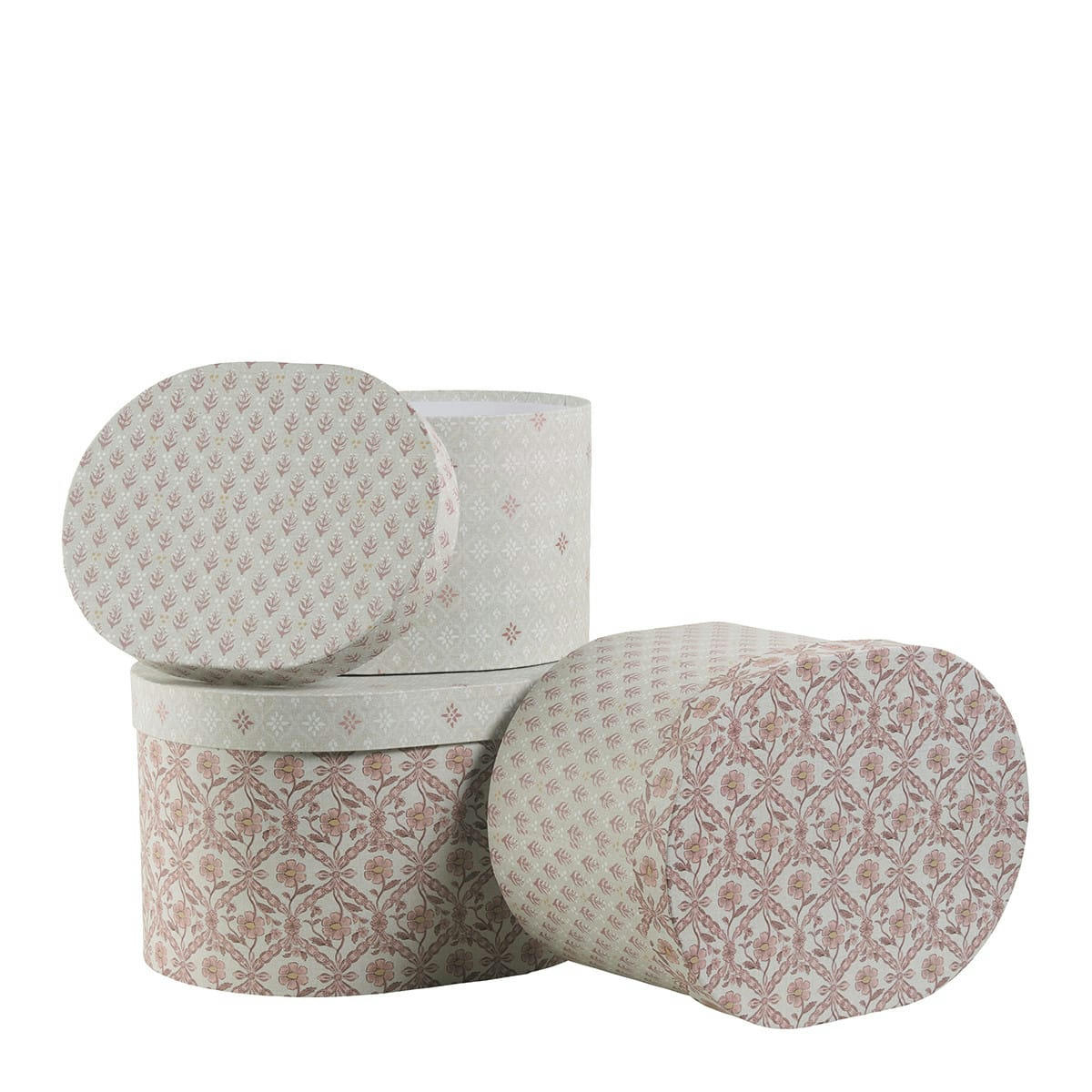 - Set de 3 boites à chapeau