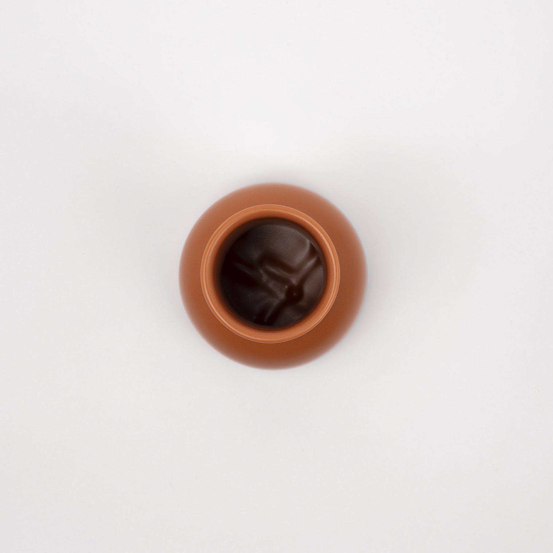 Cinnamon Ceramic Water Carafe - Rounded Bottle Silhouette