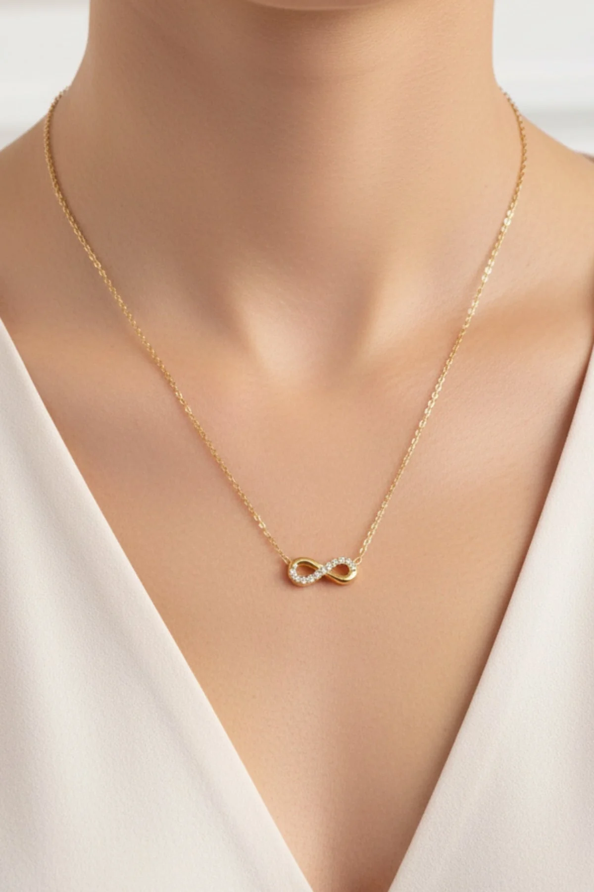 Gold Infinity Necklace