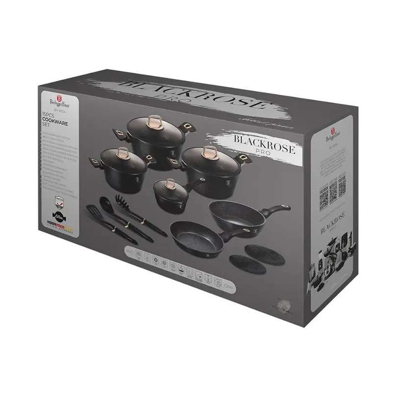 Kochtopf 15-teilig Black Rose Collection