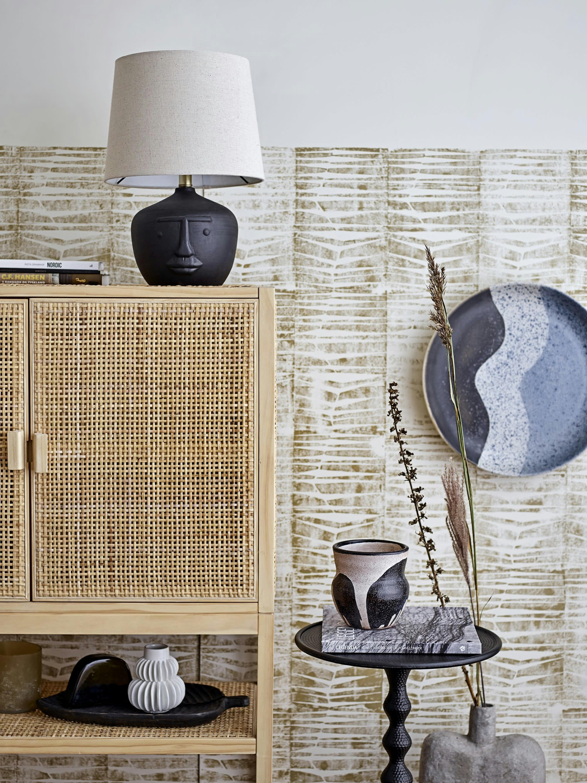 NALA - Pot de fleurs en terre cuite noir