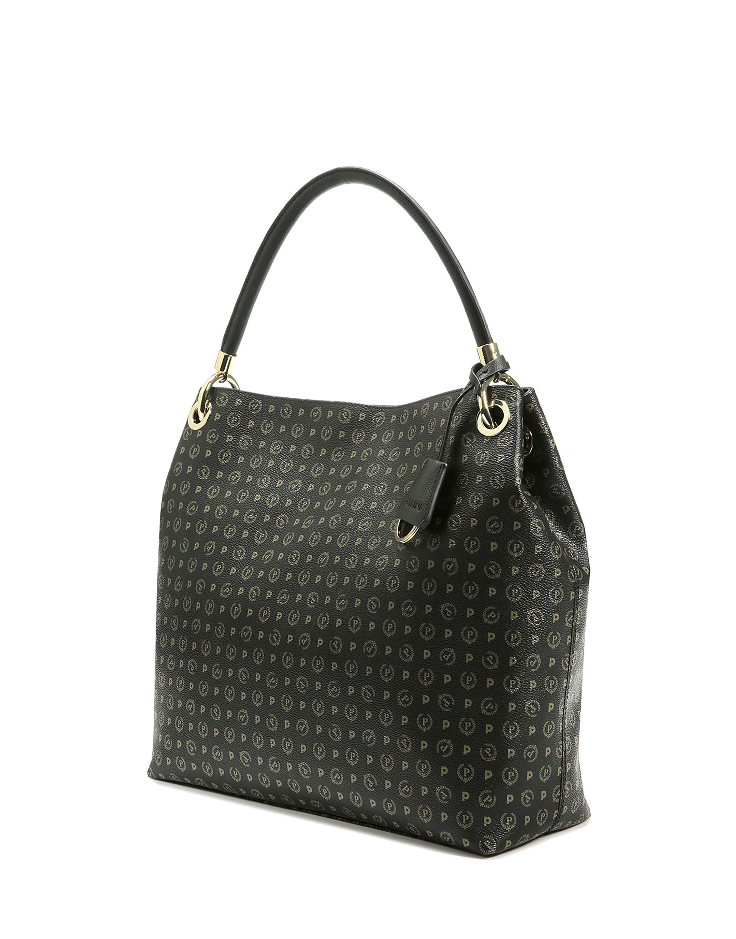 Borsa A Spalla Heritage Logo Classic Nero/nero