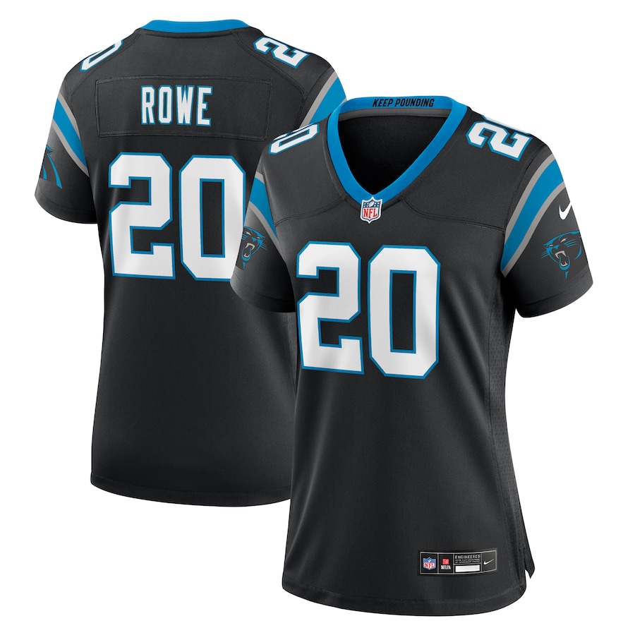 Eric Rowe Carolina Panthers Nike Women's Team Game Jersey - Black