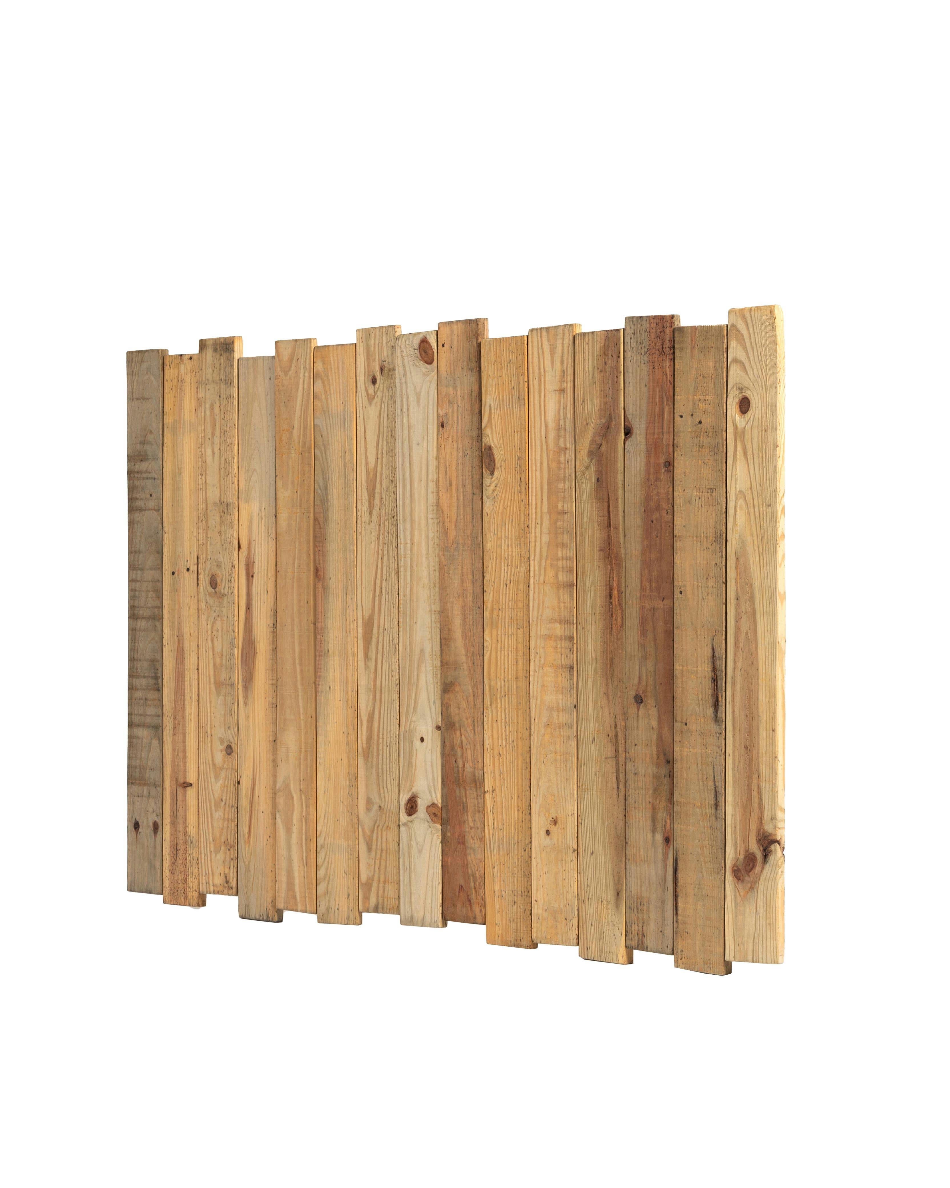 ELENU - Tête de lit en bois de couleur marron pour lit 90 cm