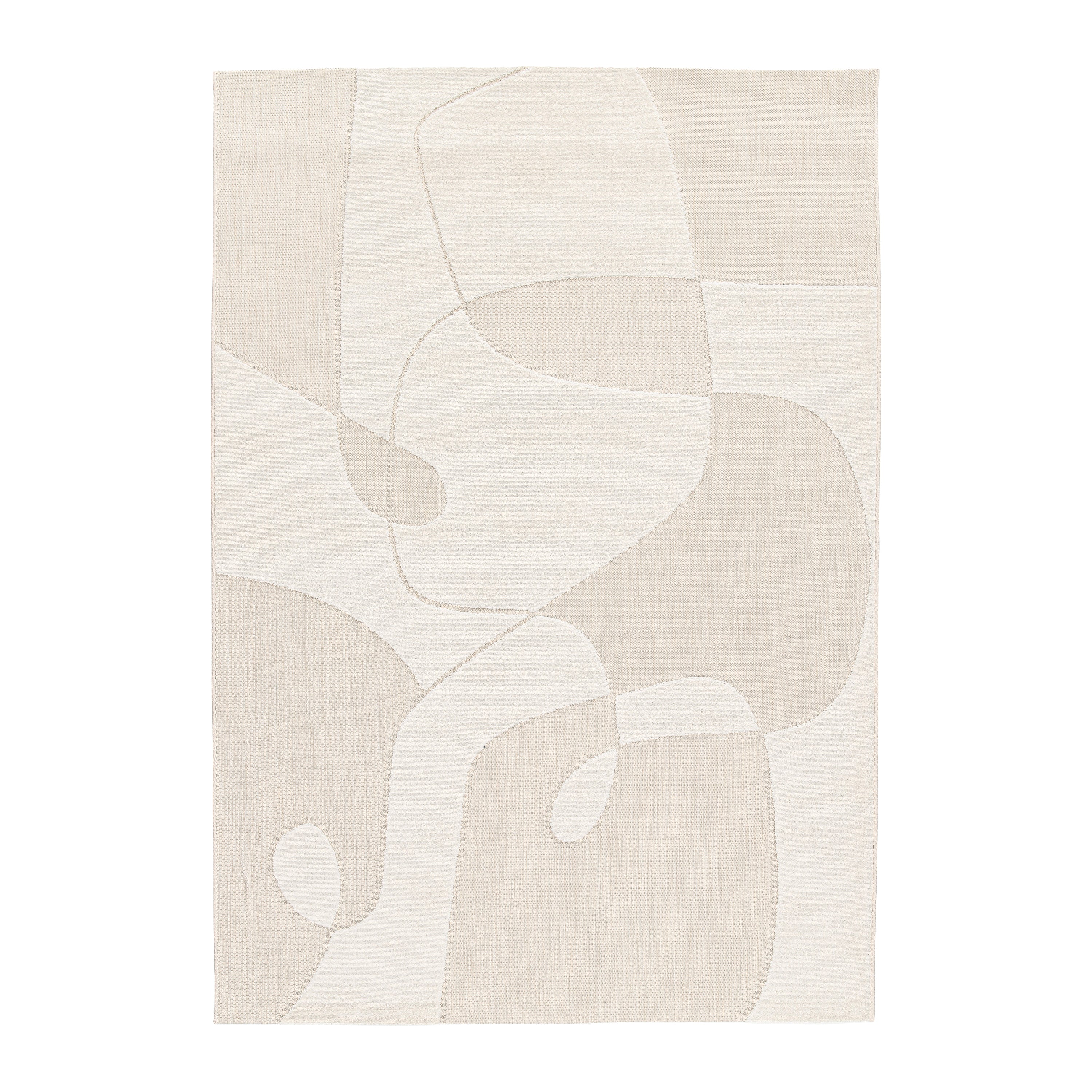 by fonQ Scribs Vloerkleed 200 x 290 cm - Crème