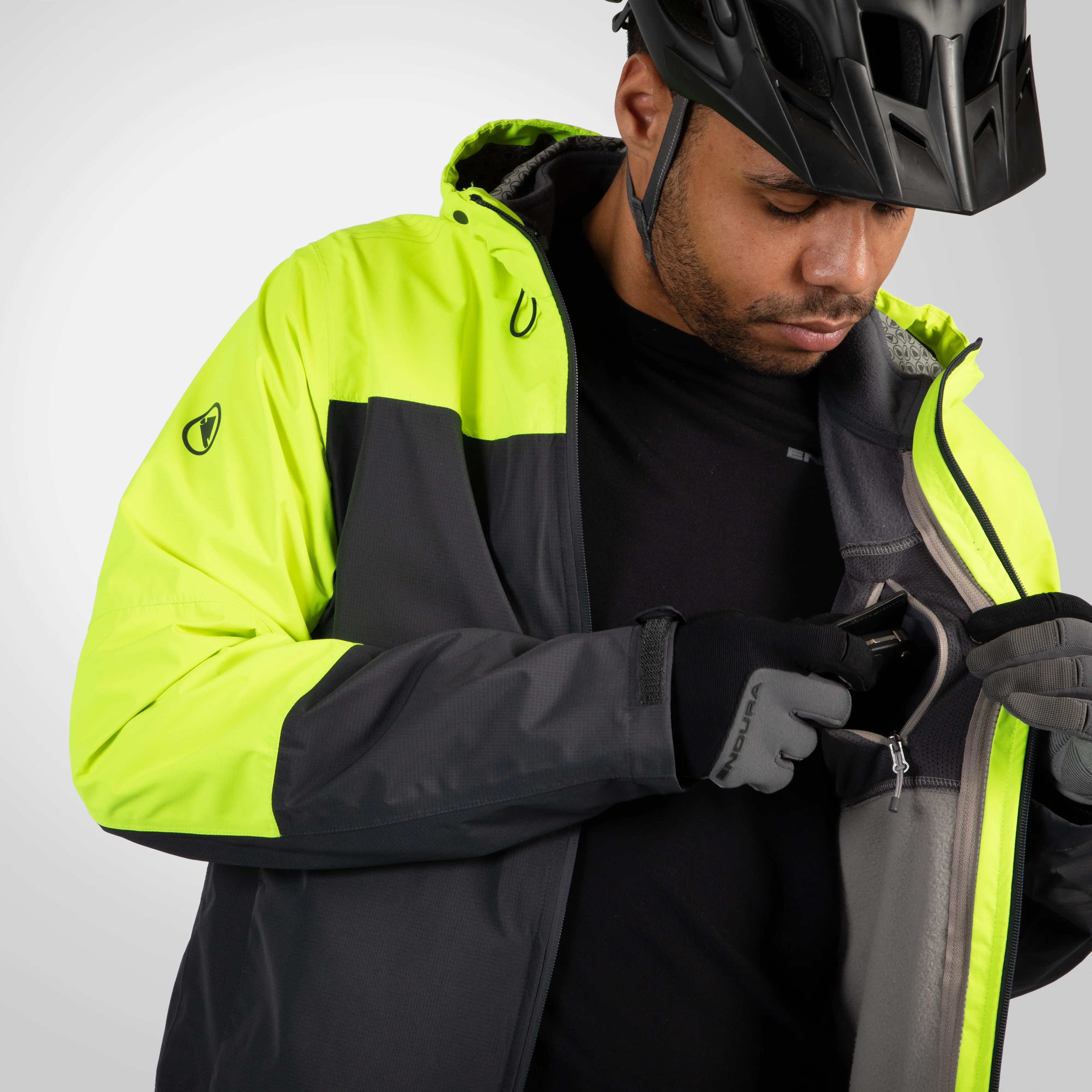 Men's Hummvee 3-In-1 Waterproof Jacket - Bright Yellow