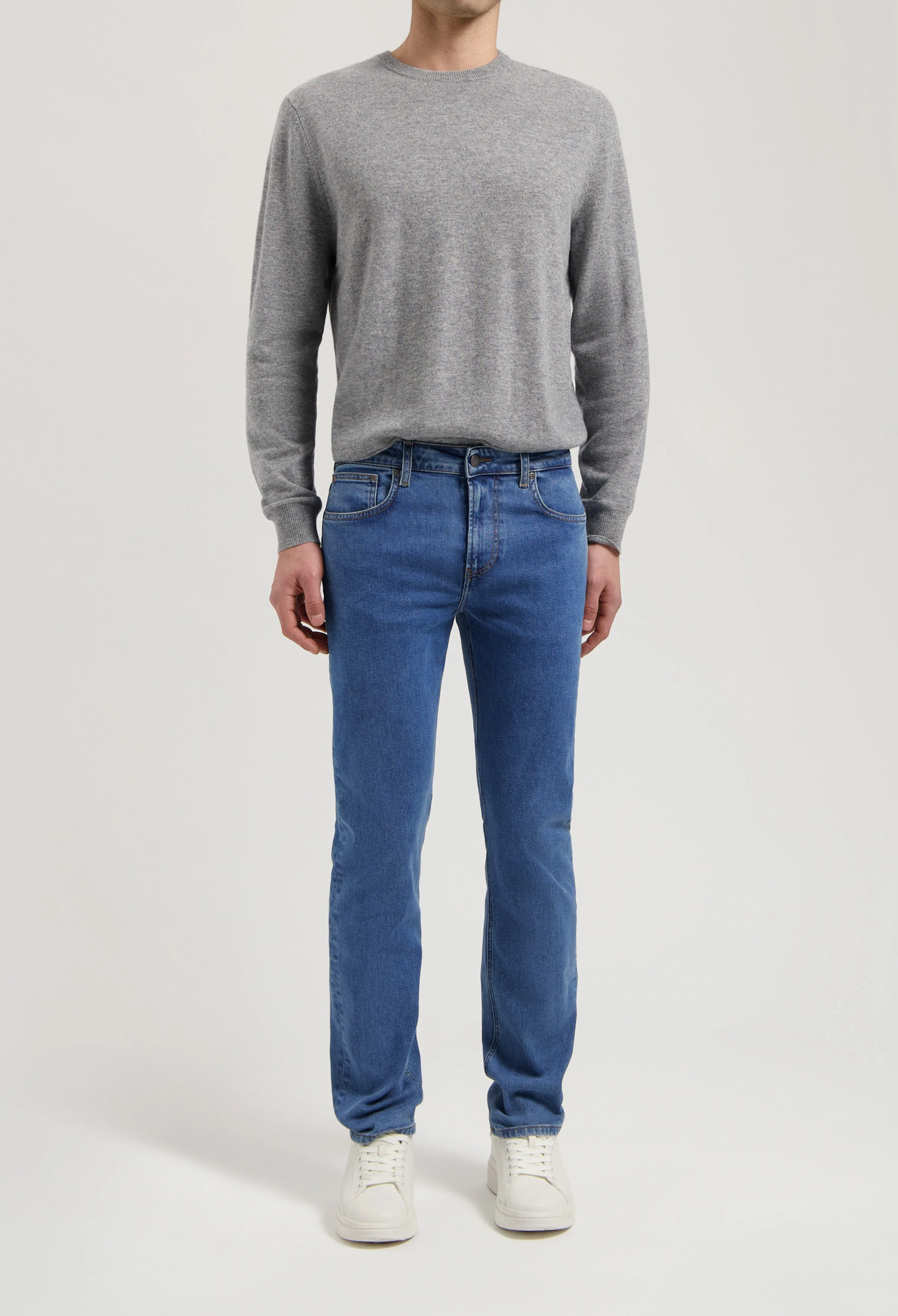 Bryce Mid Straight - Stone Vintage