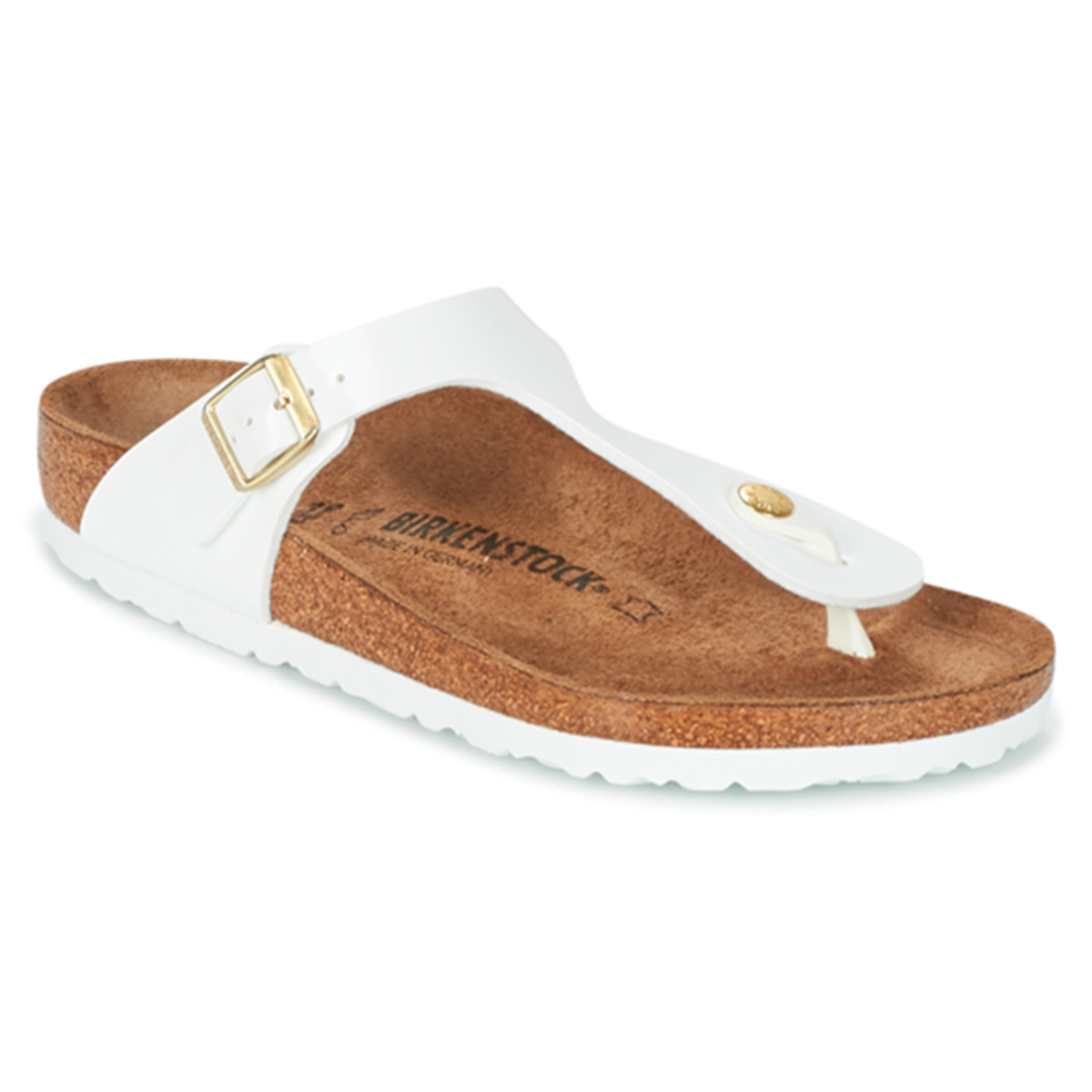 BIRKENSTOCK - Gizeh - White / Patent / Patent / White / Regular