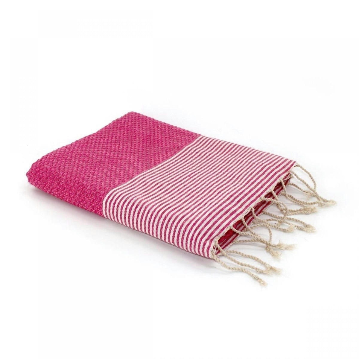 IBIZA - Fouta coton  100x200 rose fuchsia
