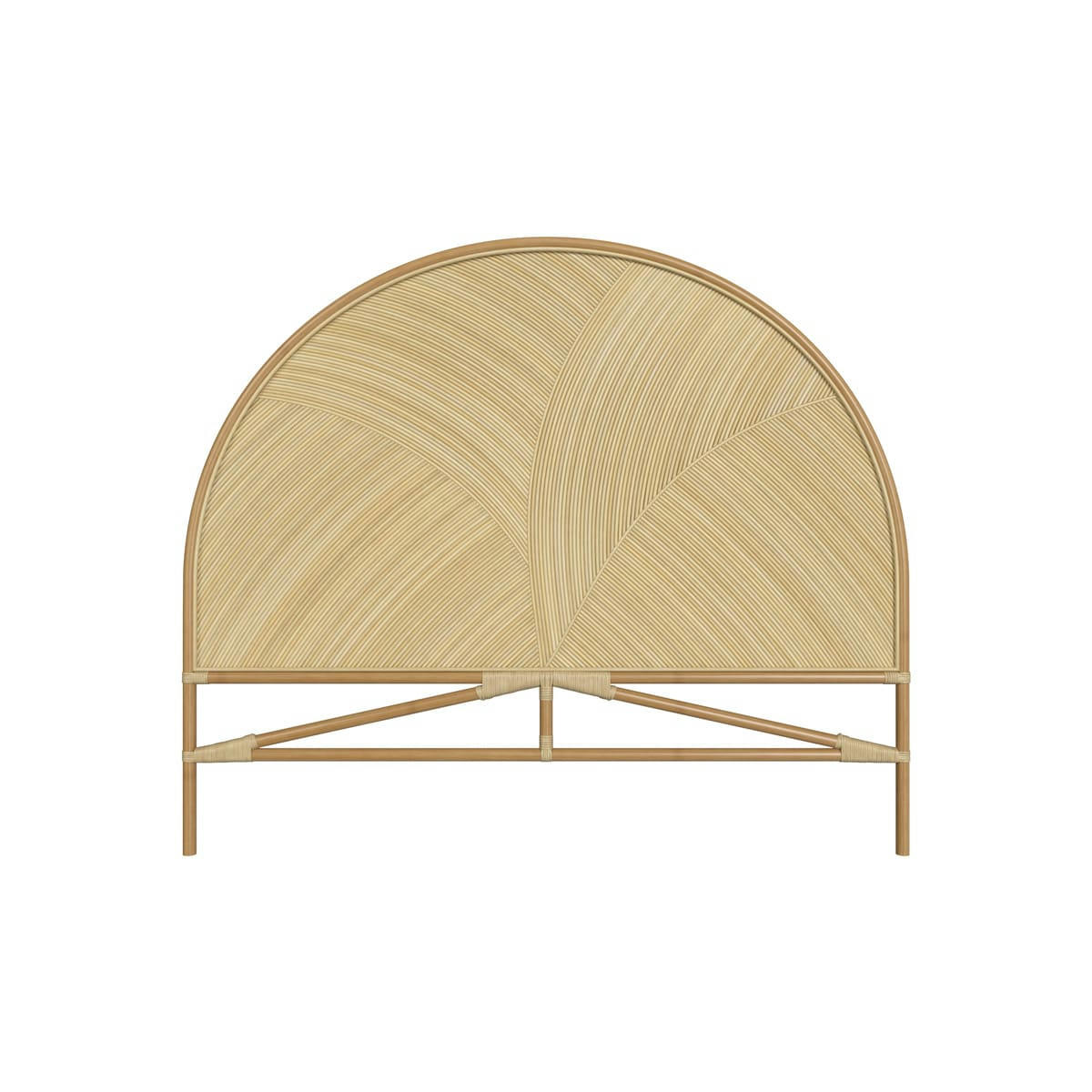 BEIGIA - Tête de lit en rotin naturel 160 cm