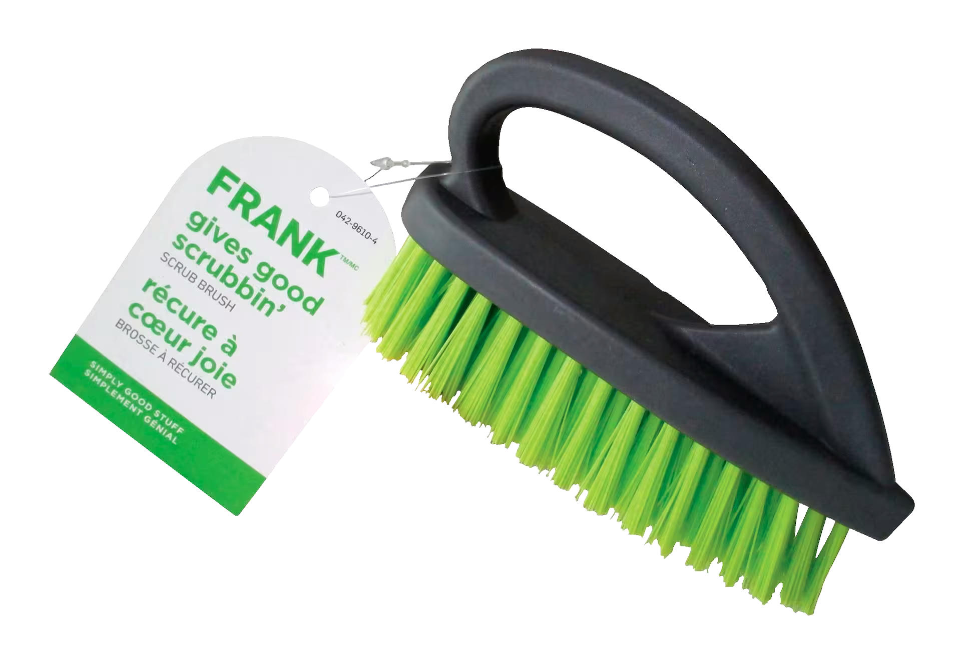 FRANK Multi-Purpose Scrub Brush with Angled & Stiff Fibre Bristles