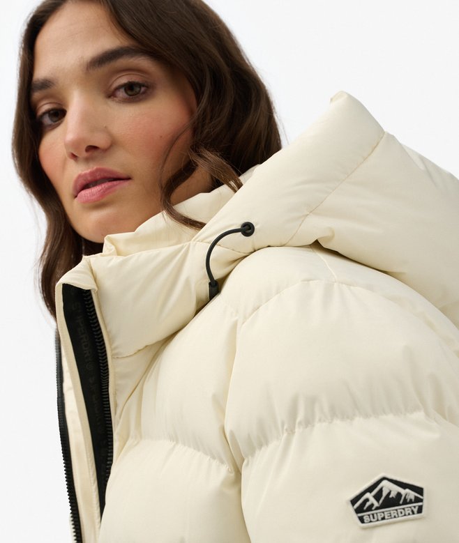 Hooded Sports Puffer Jacket