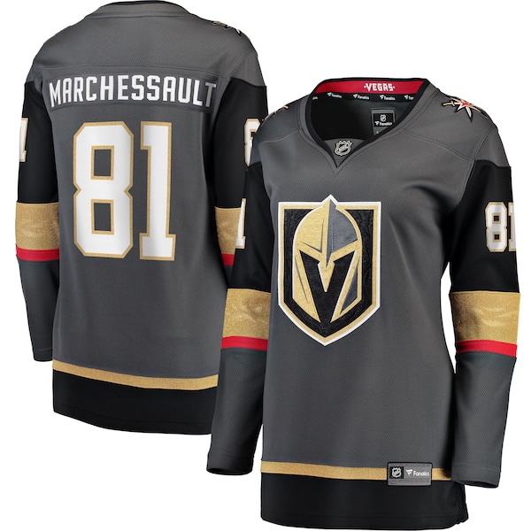Jonathan Marchessault Vegas Golden Knights  Women's Home Breakaway Jersey - Gray