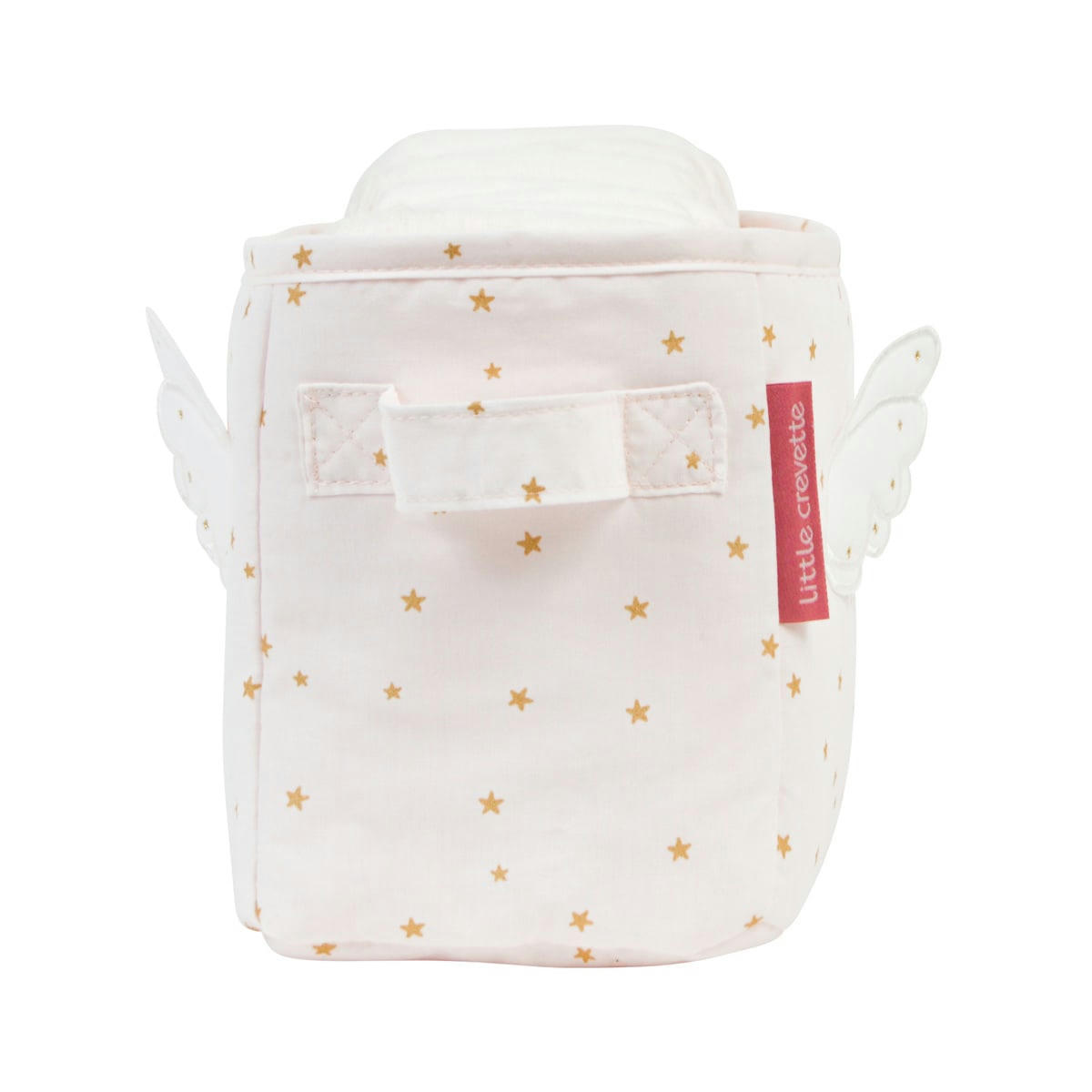 PRINCESSE SWAN - Bac à couches tissu rose pâle