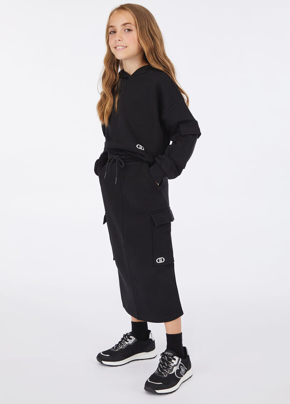 Completo da bambina in felpa