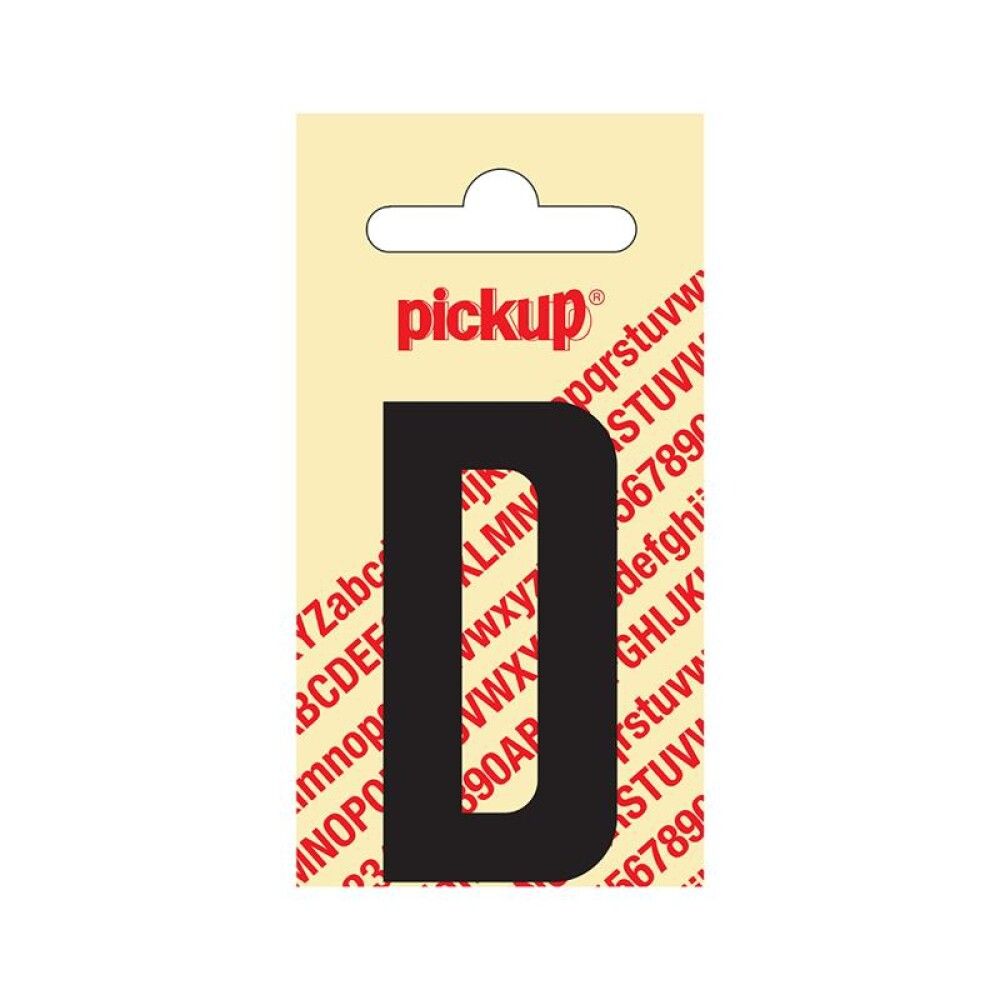 BOKSTAV PICKUP NOBEL 60 MM D SORT