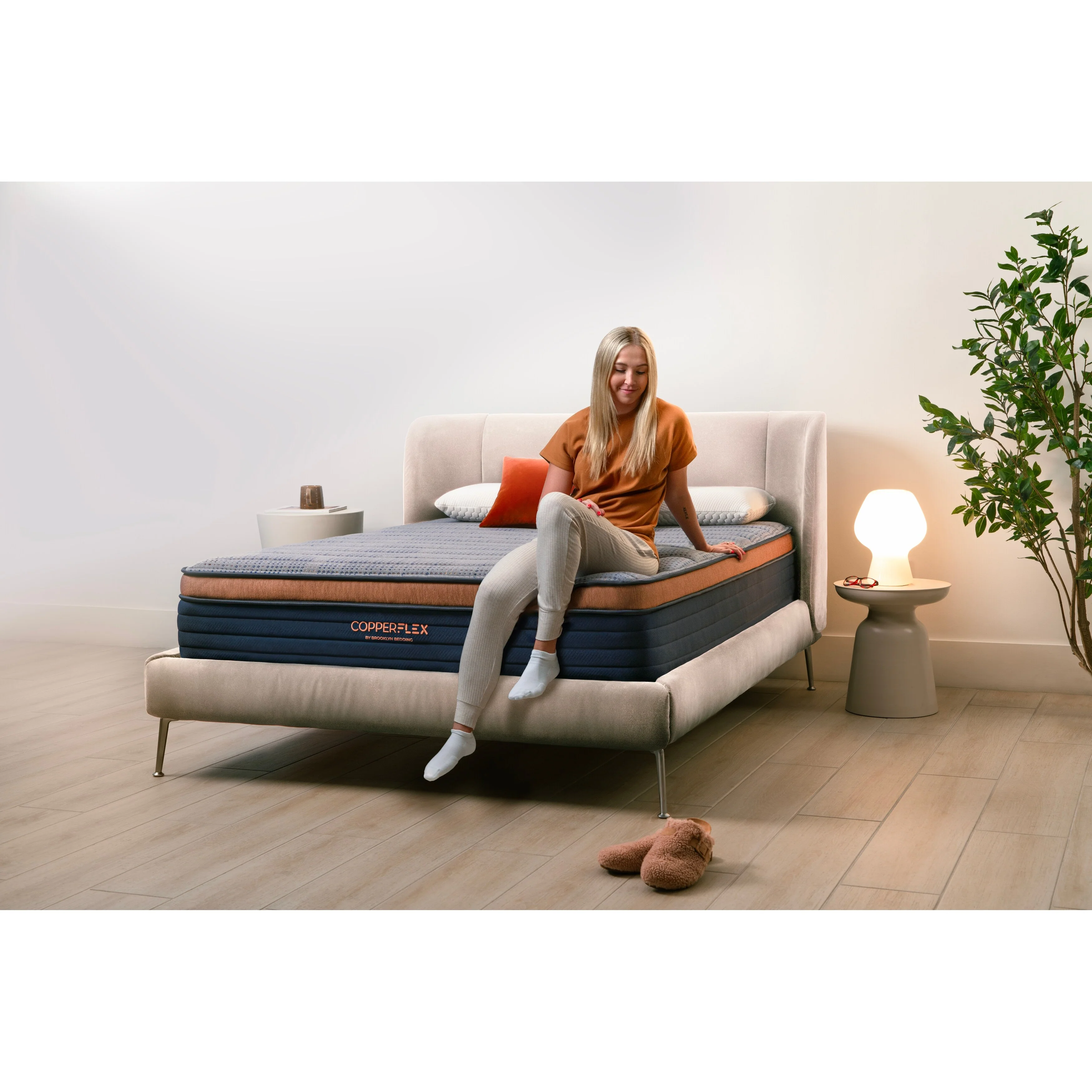 Brooklyn Bedding CopperFlex 12 Hybrid Mattress with Zoned Foam