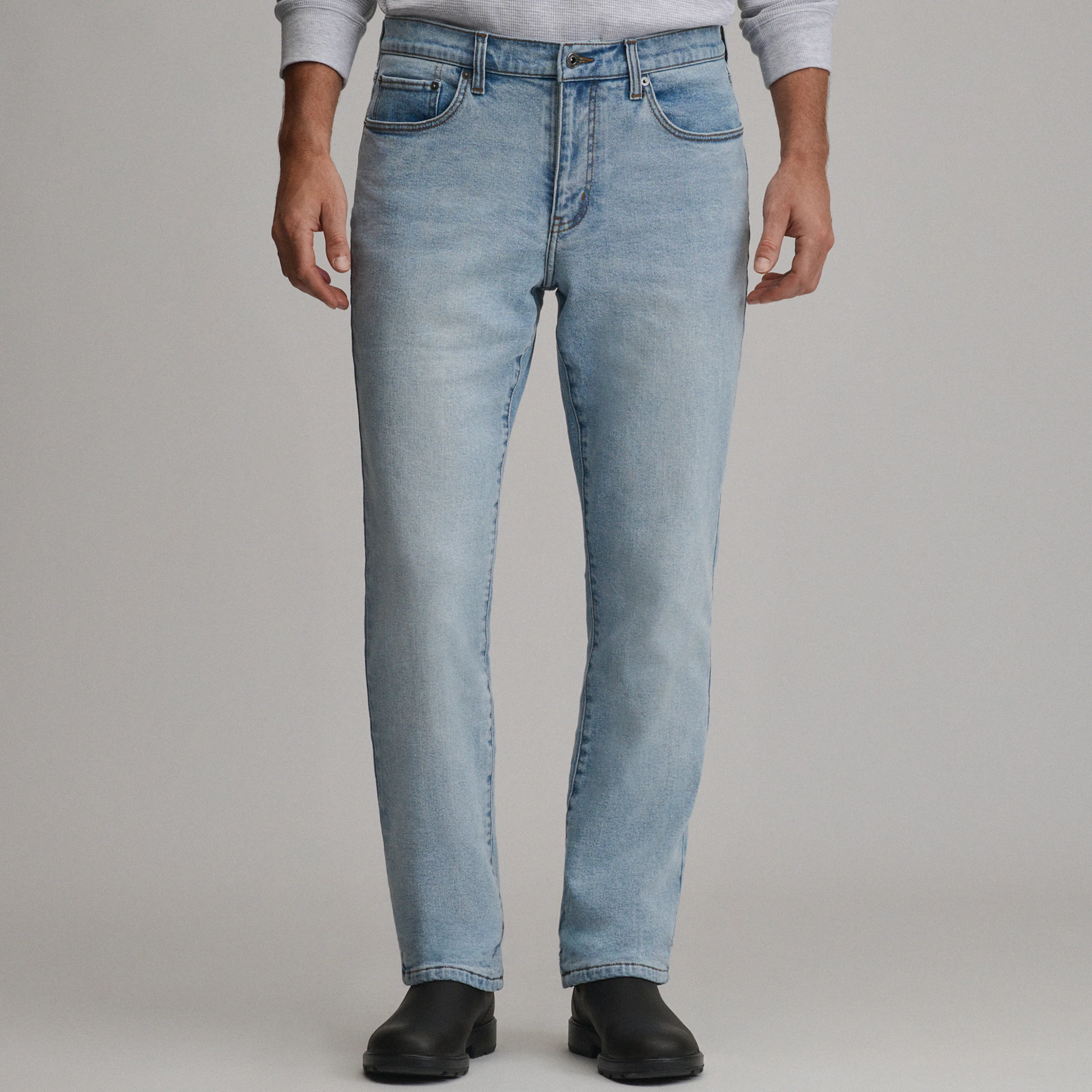 Men's Eddie's Flex Fleece Lined Jean - Straight