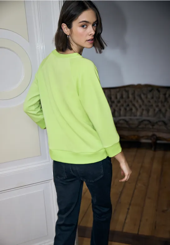 Softes Shirt mit Rippdetails