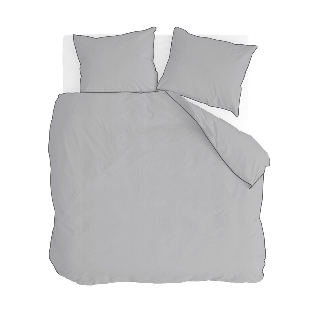 Walra - Dekbedovertrek Sweet Softy - 240x220 cm - Grijs
