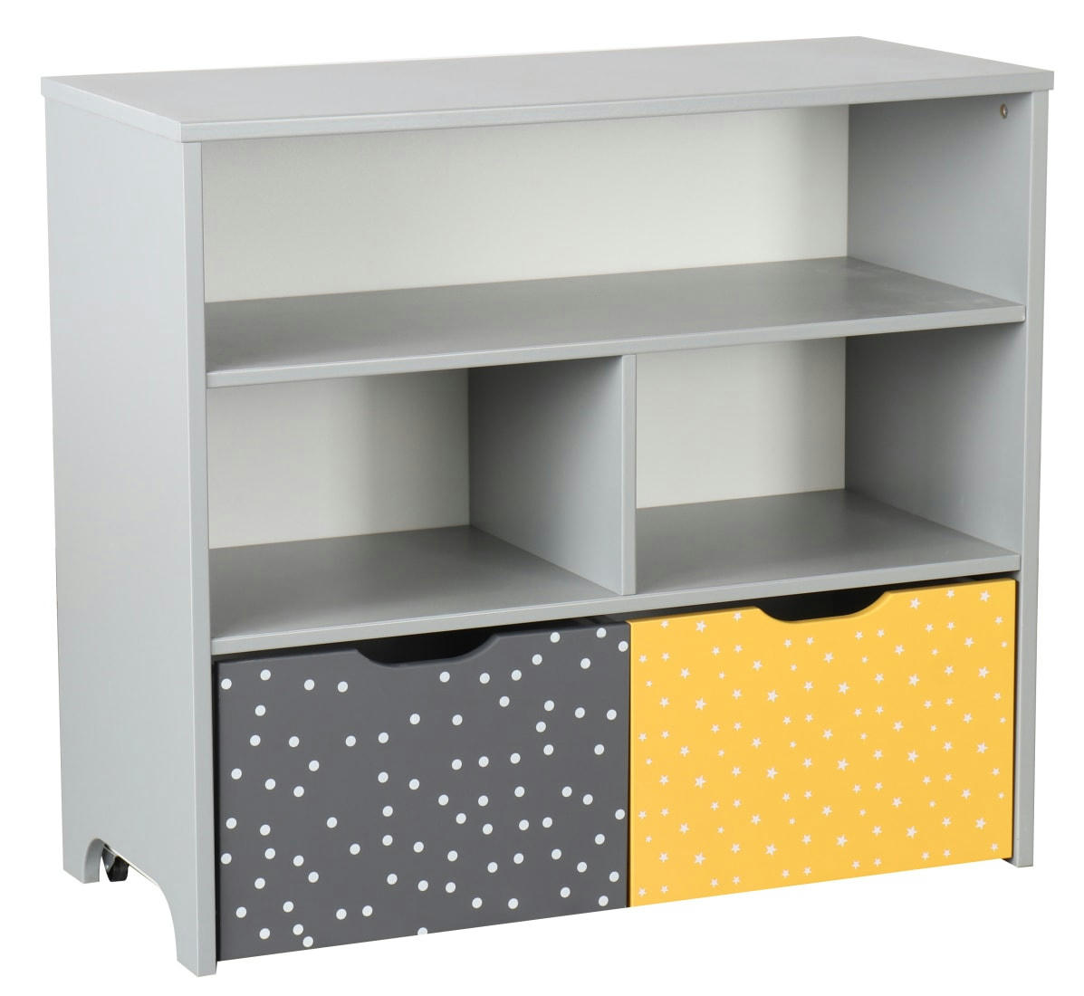 JIM - Meuble de rangement  multicolore  effet bois   40x90