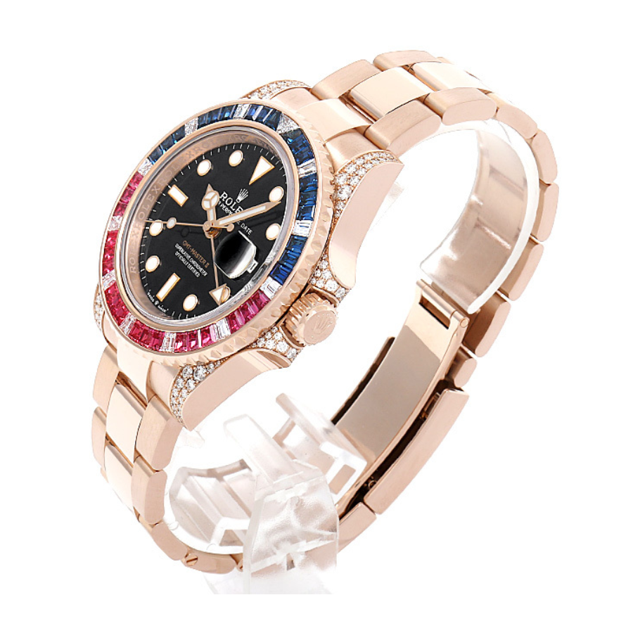Rolex GMT-Master II 126755SARU “Diamond Bezel” True to Original Copy