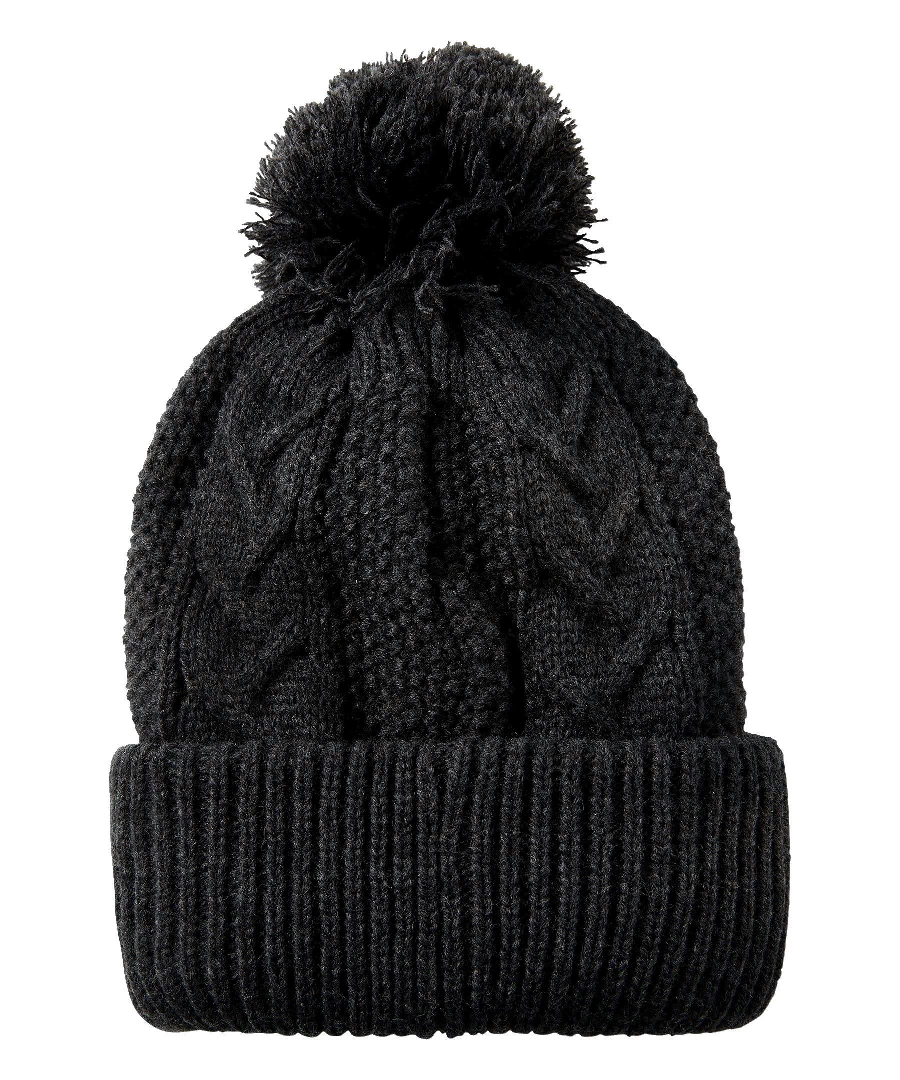 Denver Hayes Women's Cable Knit Pile Lined Cuffed Toque