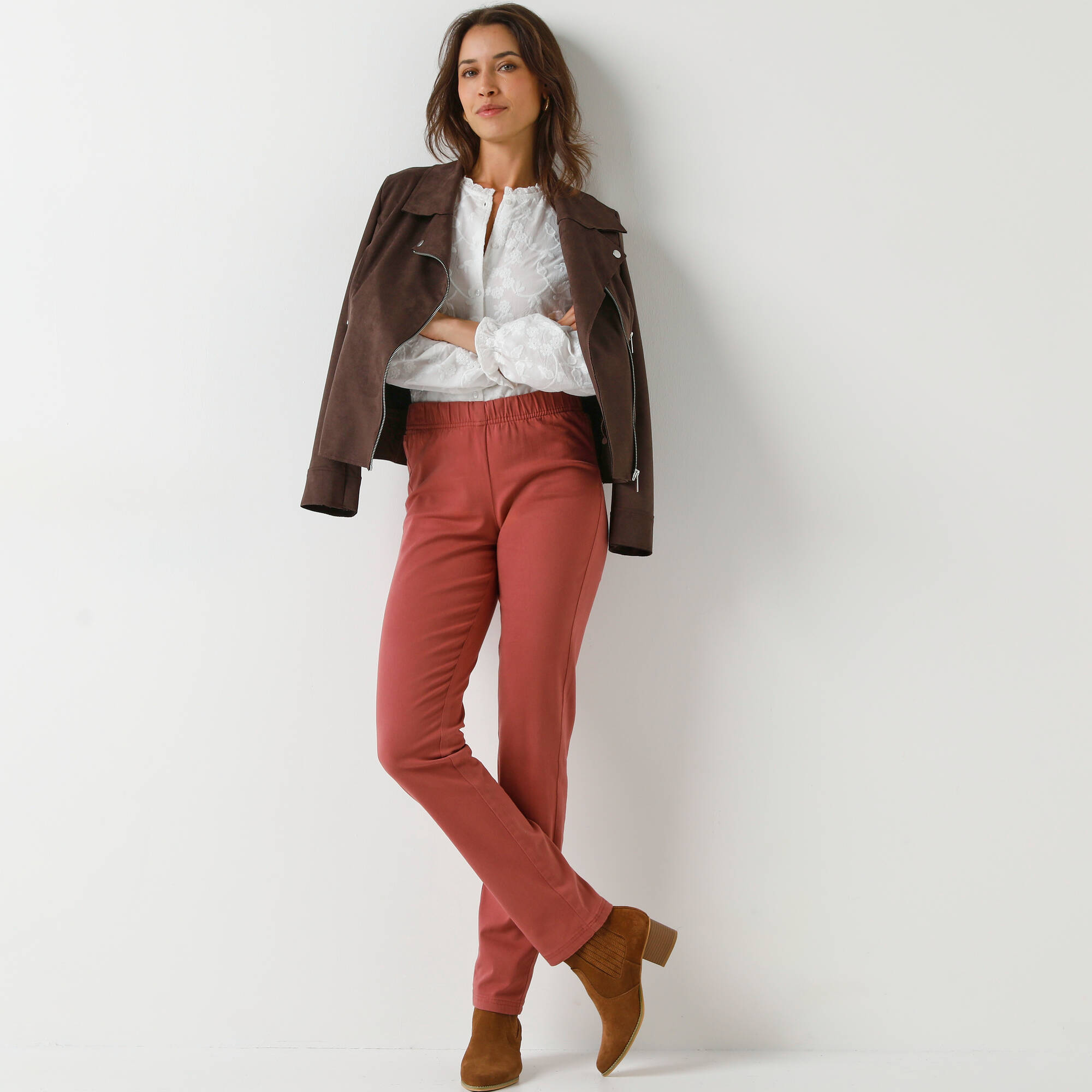 Pantalon sculptant, ceinture ventre plat